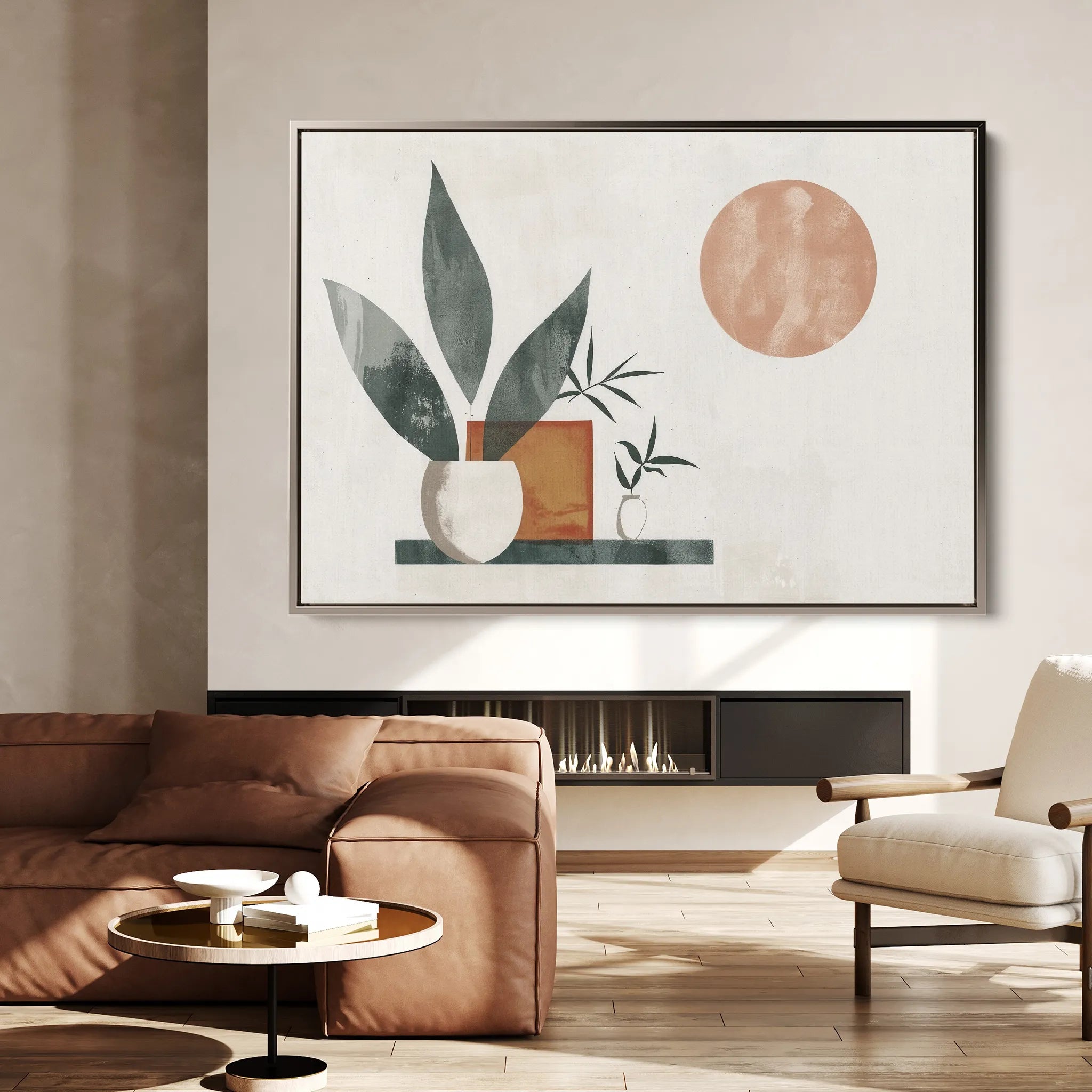 Boho Canvas Wall Art WAD081-BH 90 x 60 cm / Stretched on hidden frame