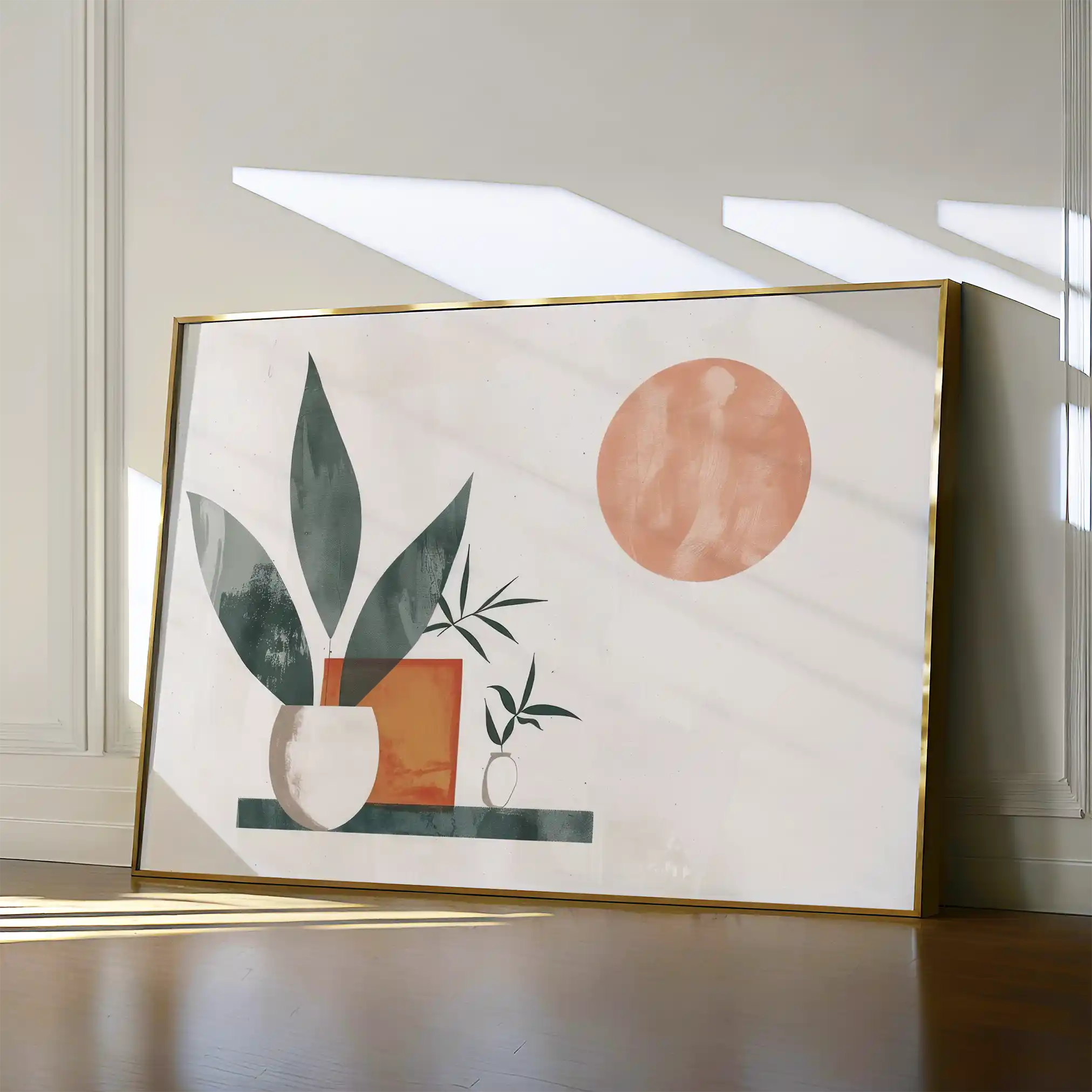 Boho 081 Canvas Art 90 x 60 cm / Stretched on hidden frame