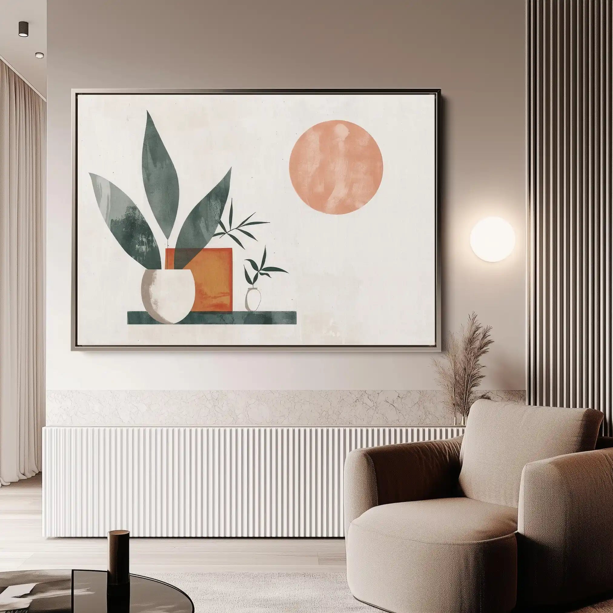Boho 081 Canvas Art 90 x 60 cm / Stretched on hidden frame