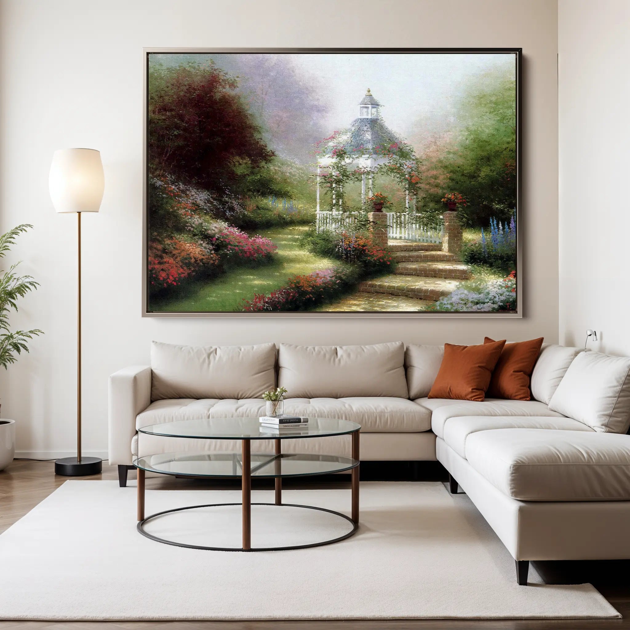 Landscape Canvas Wall Art WAD081-L 90 x 60 cm / Stretched on hidden frame