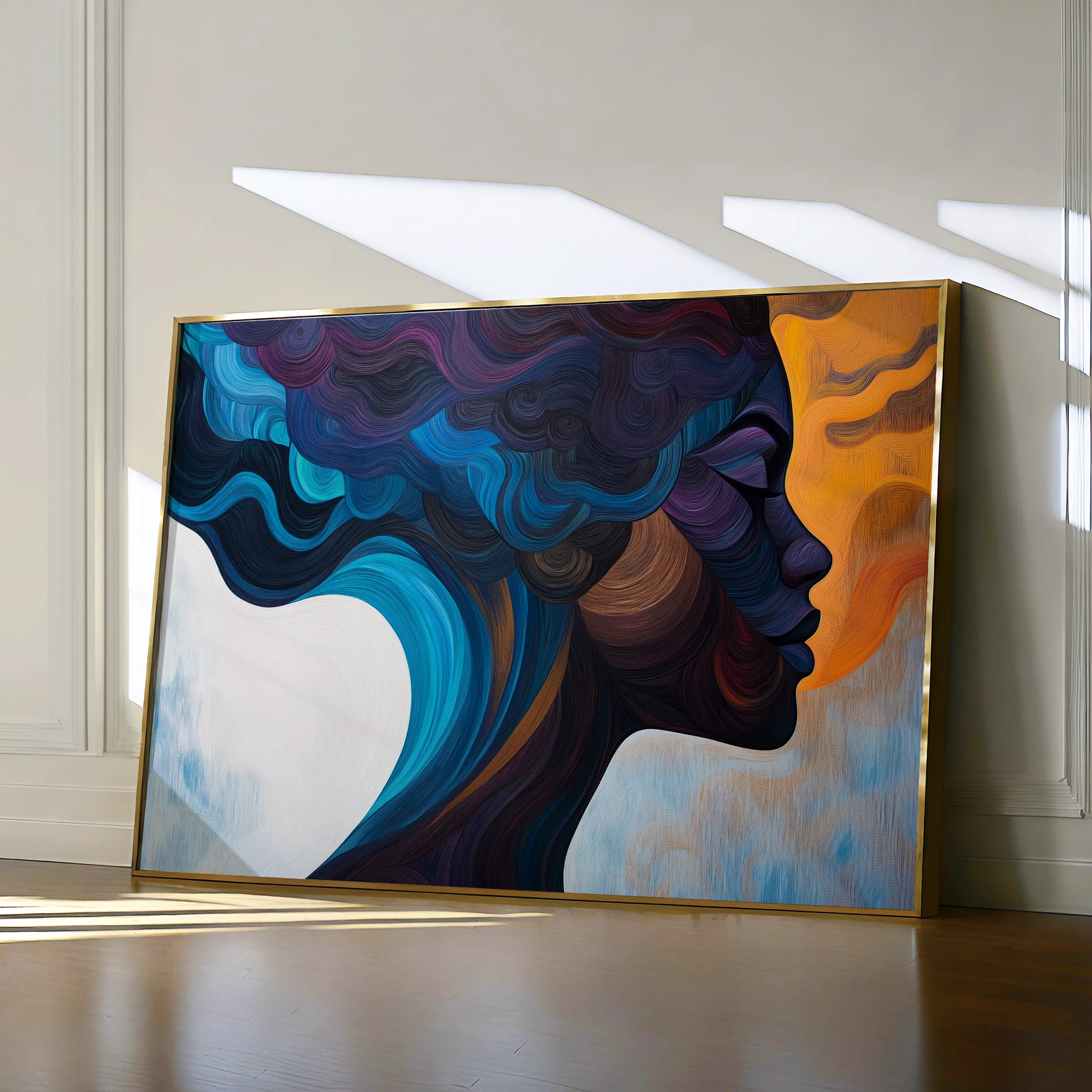 Portrait Canvas Wall Art WAD081-P 90 x 60 cm / Stretched on hidden frame