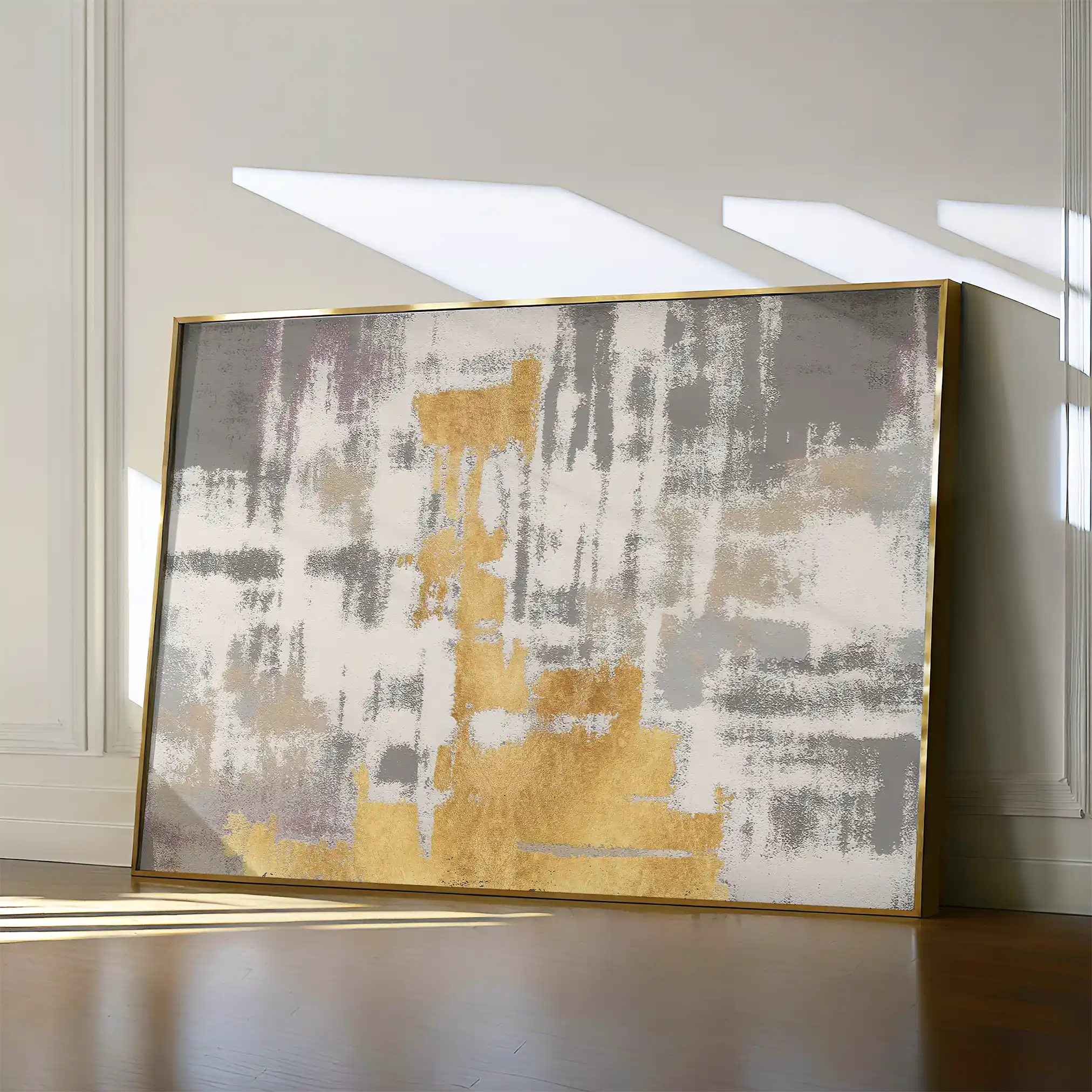 Abstract Canvas Wall Art WAD082-A 90 x 60 cm / Stretched on hidden frame