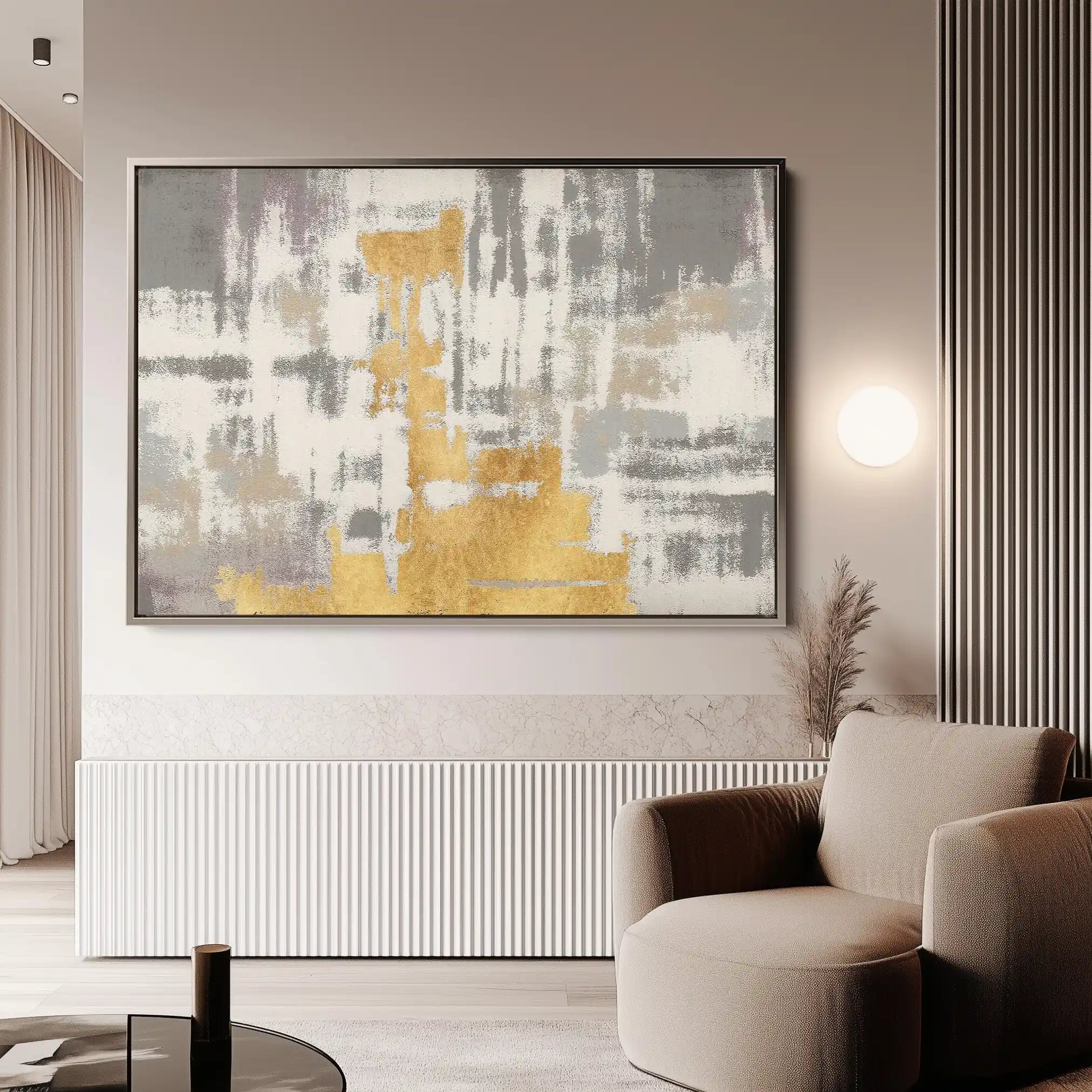Abstract Canvas Wall Art WAD082-A 90 x 60 cm / Stretched on hidden frame