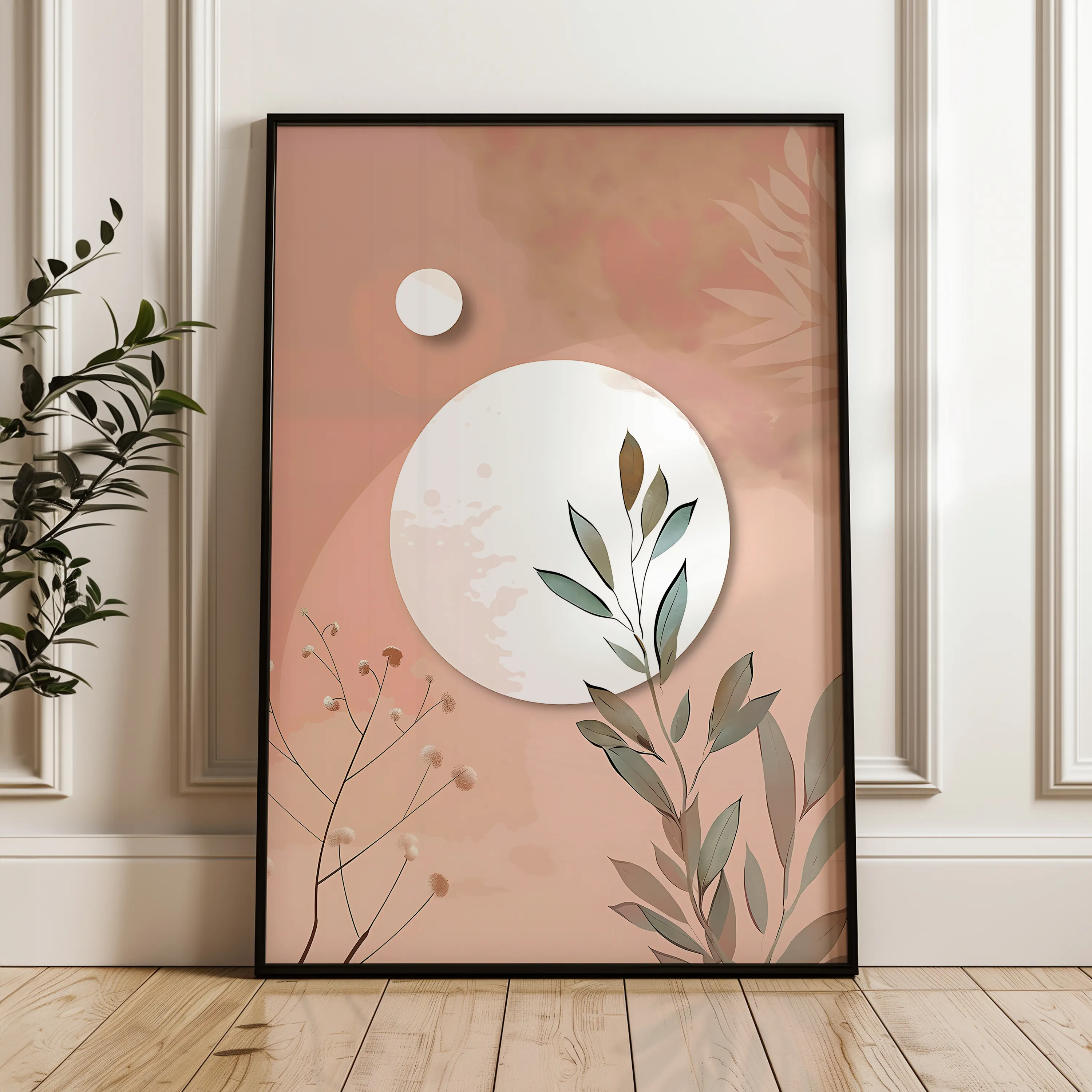 Boho Canvas Wall Art WAD082-BH 90 x 60 cm / Stretched on hidden frame