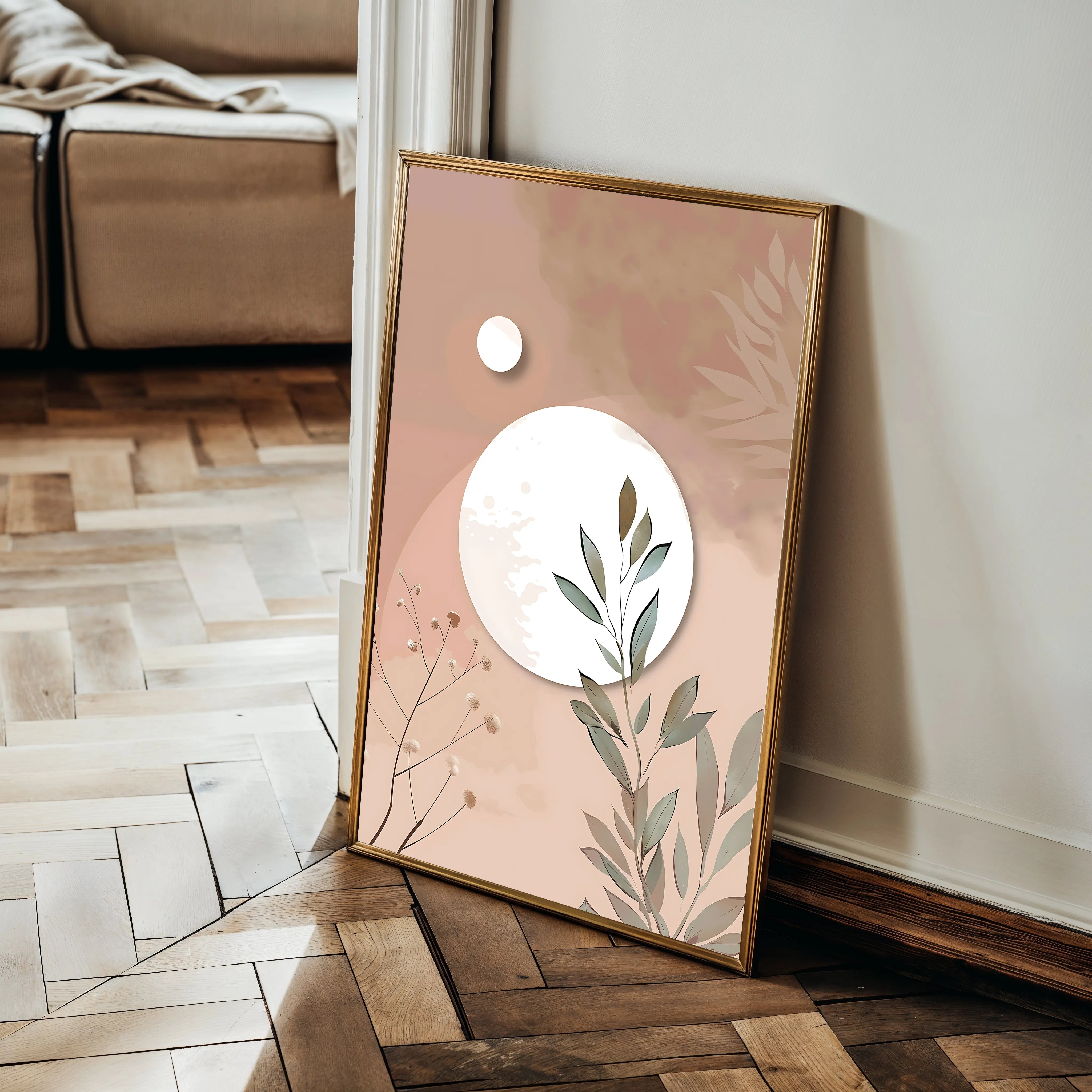 Boho Canvas Wall Art WAD082-BH 90 x 60 cm / Stretched on hidden frame