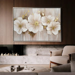 Floral Canvas Wall Art WAD082-F 90 x 60 cm / Stretched on hidden frame