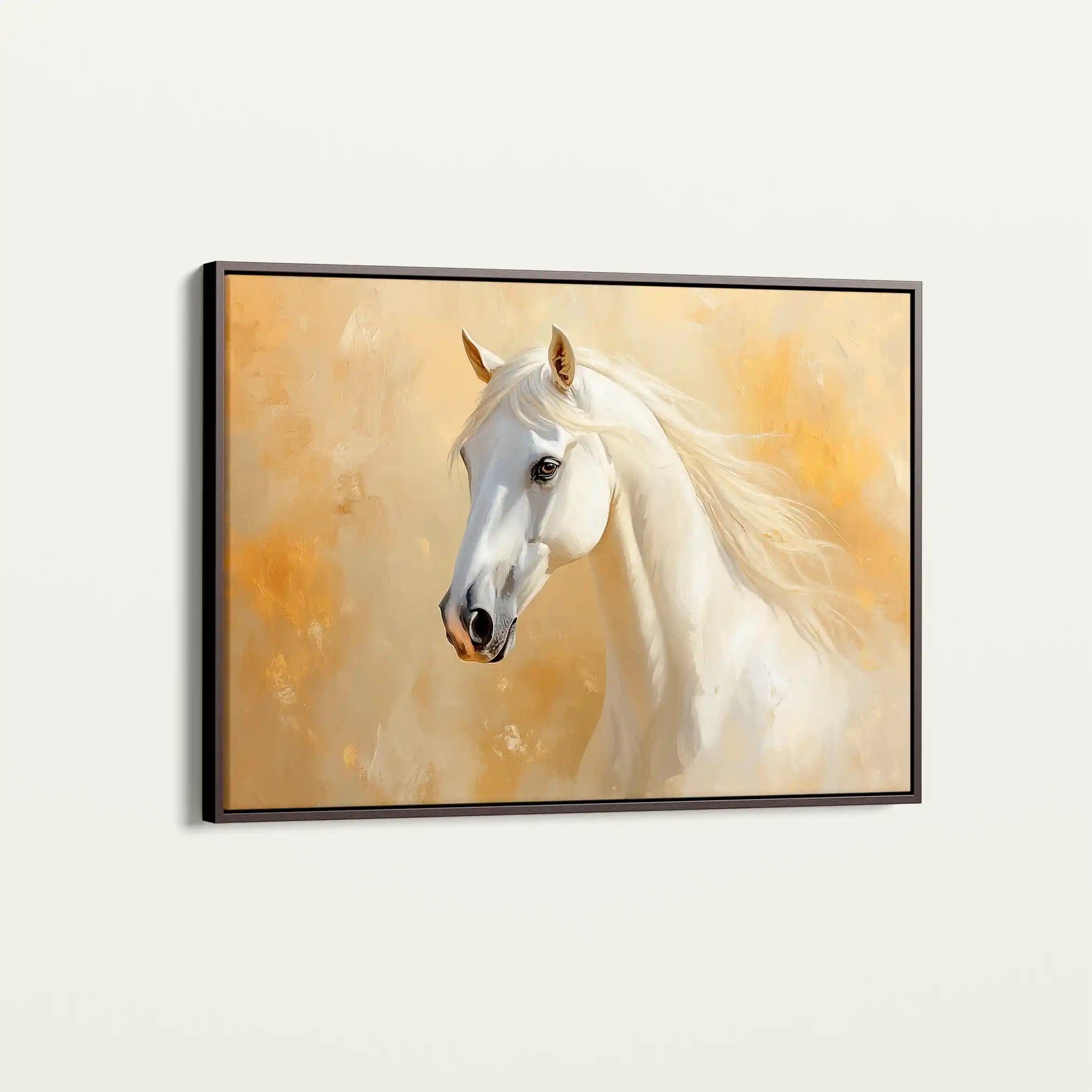 Horses 082 Canvas Art 90 x 60 cm / Stretched on hidden frame