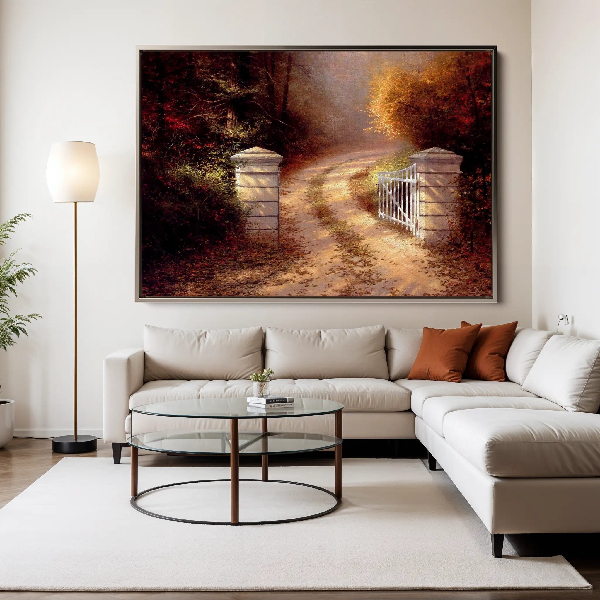 Landscape Canvas Wall Art WAD082-L 90 x 60 cm / Stretched on hidden frame