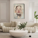 Portrait 082 Canvas Art 90 x 60 cm / Stretched on hidden frame