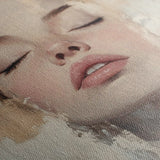 Portrait 082 Canvas Art 90 x 60 cm / Stretched on hidden frame