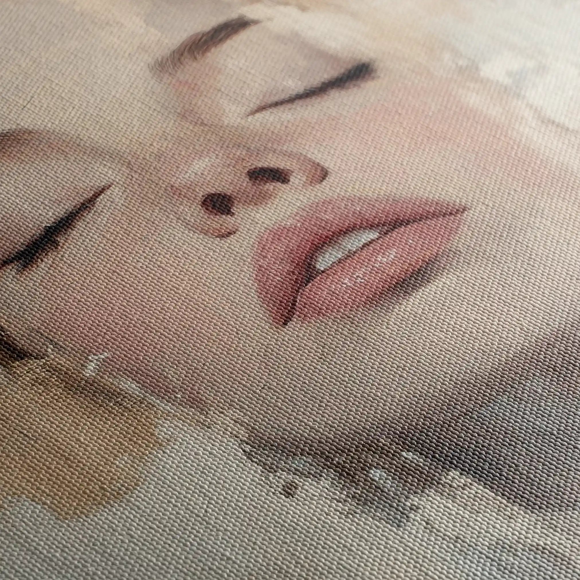 Portrait 082 Canvas Art 90 x 60 cm / Stretched on hidden frame