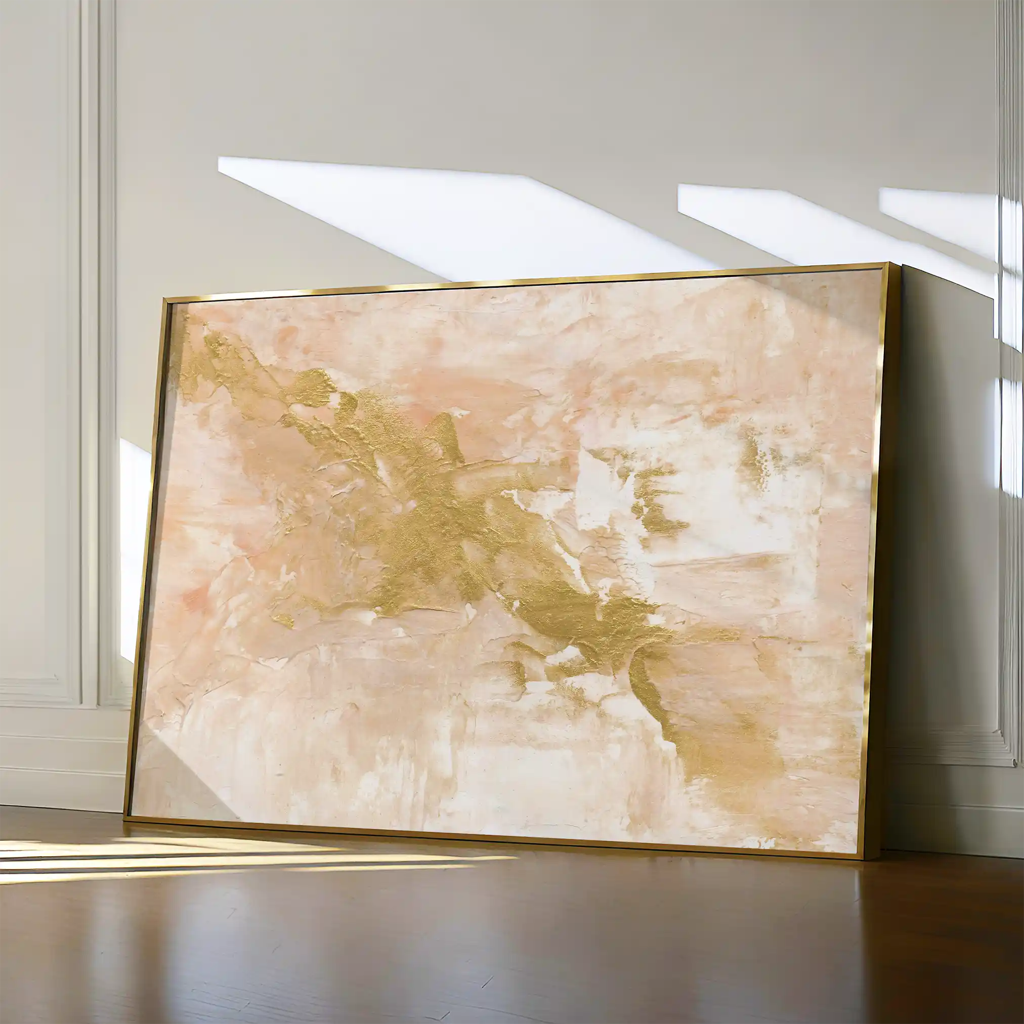 Abstract Canvas Wall Art WAD083-A 90 x 60 cm / Stretched on hidden frame