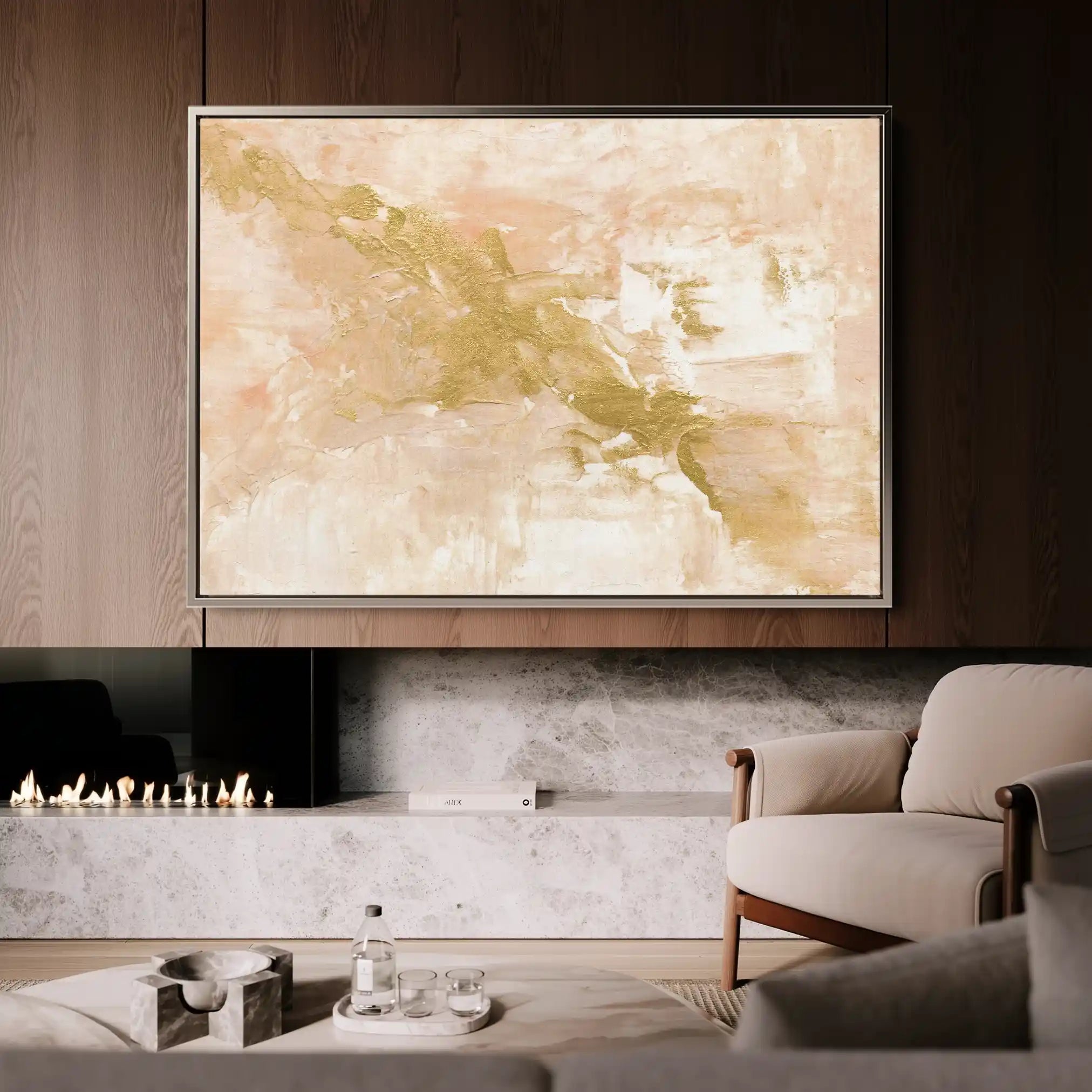 Abstract 083 Canvas Art 60 x 40 cm / Stretched on hidden frame