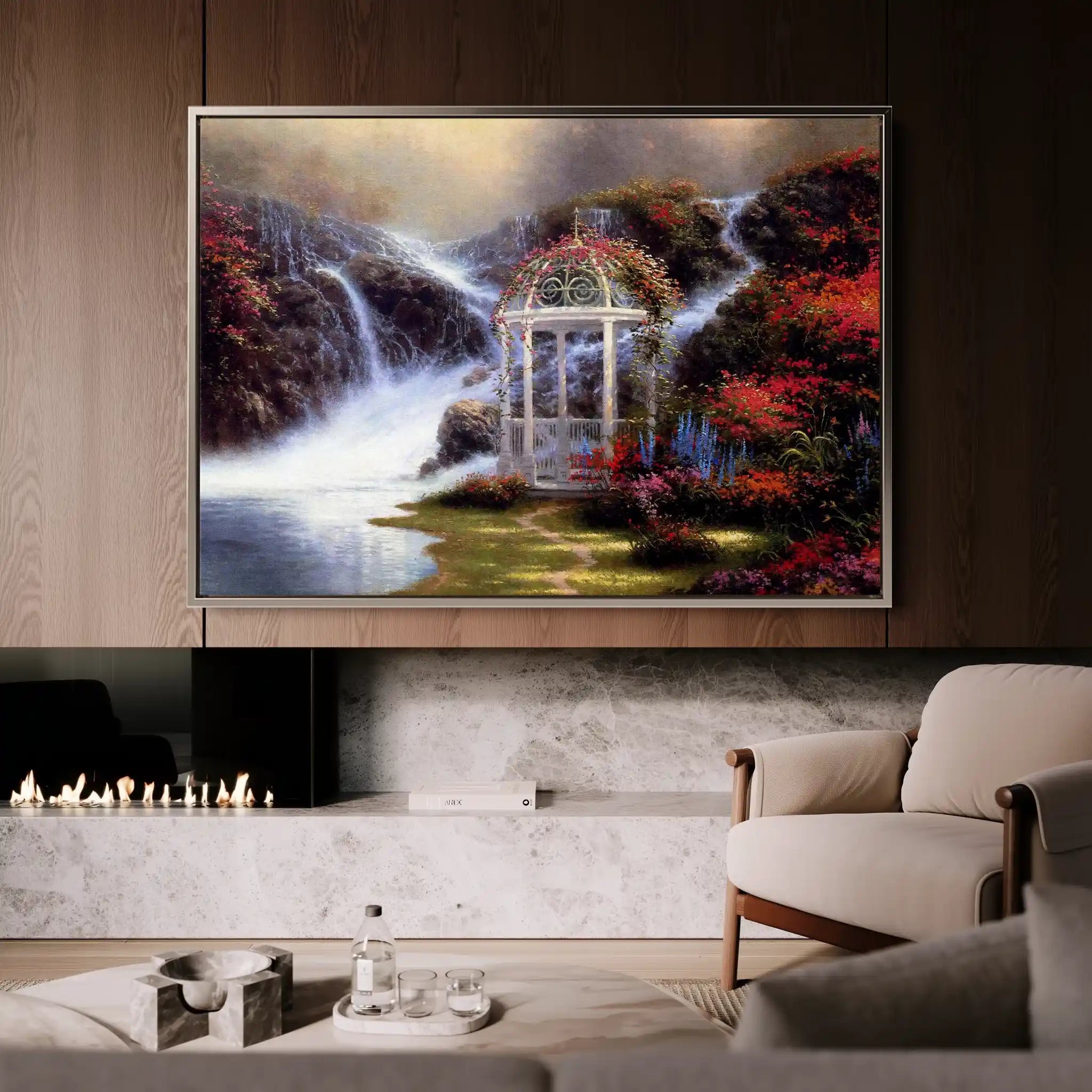 Landscape 083 Canvas Art 90 x 60 cm / Stretched on hidden frame
