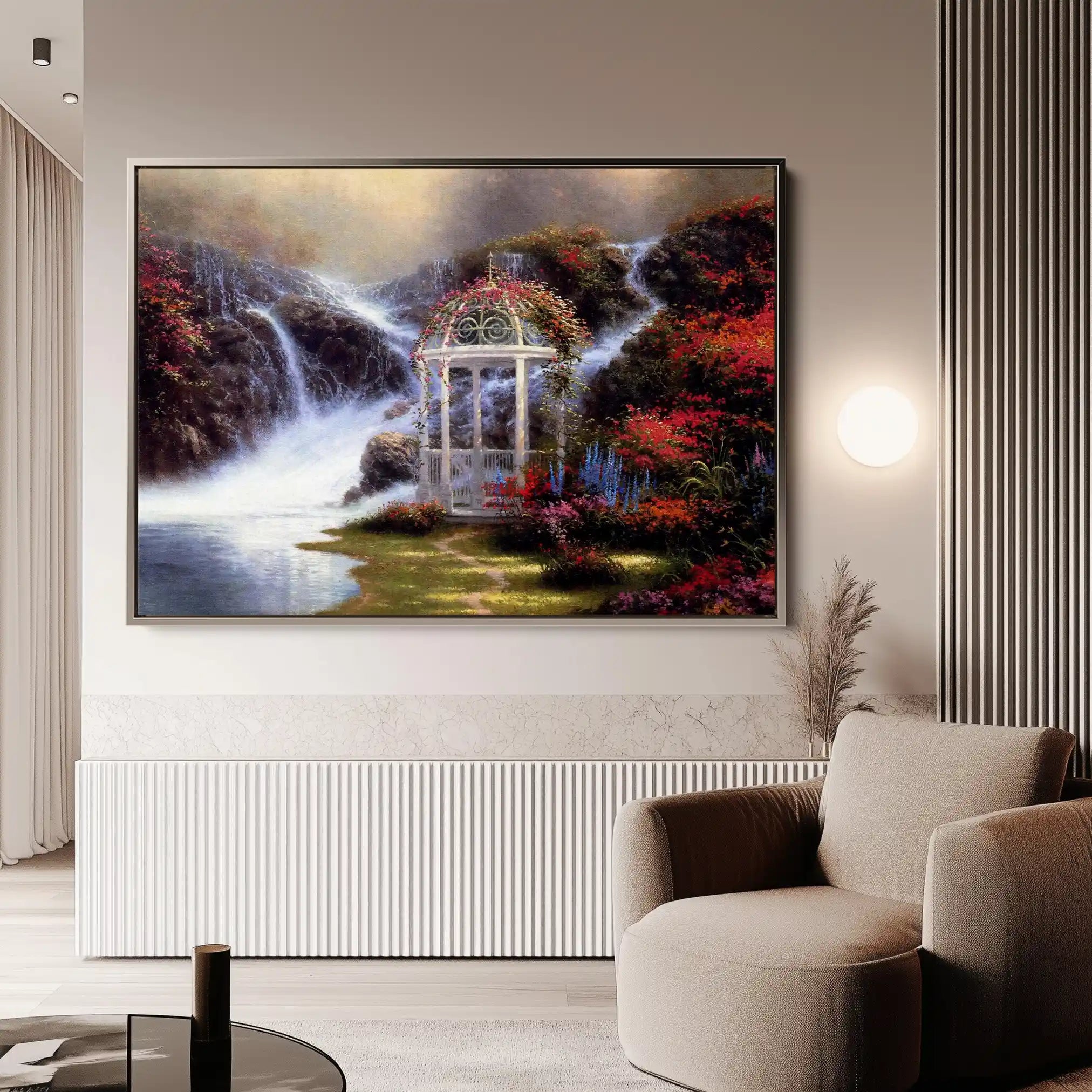 Landscape 083 Canvas Art 90 x 60 cm / Stretched on hidden frame