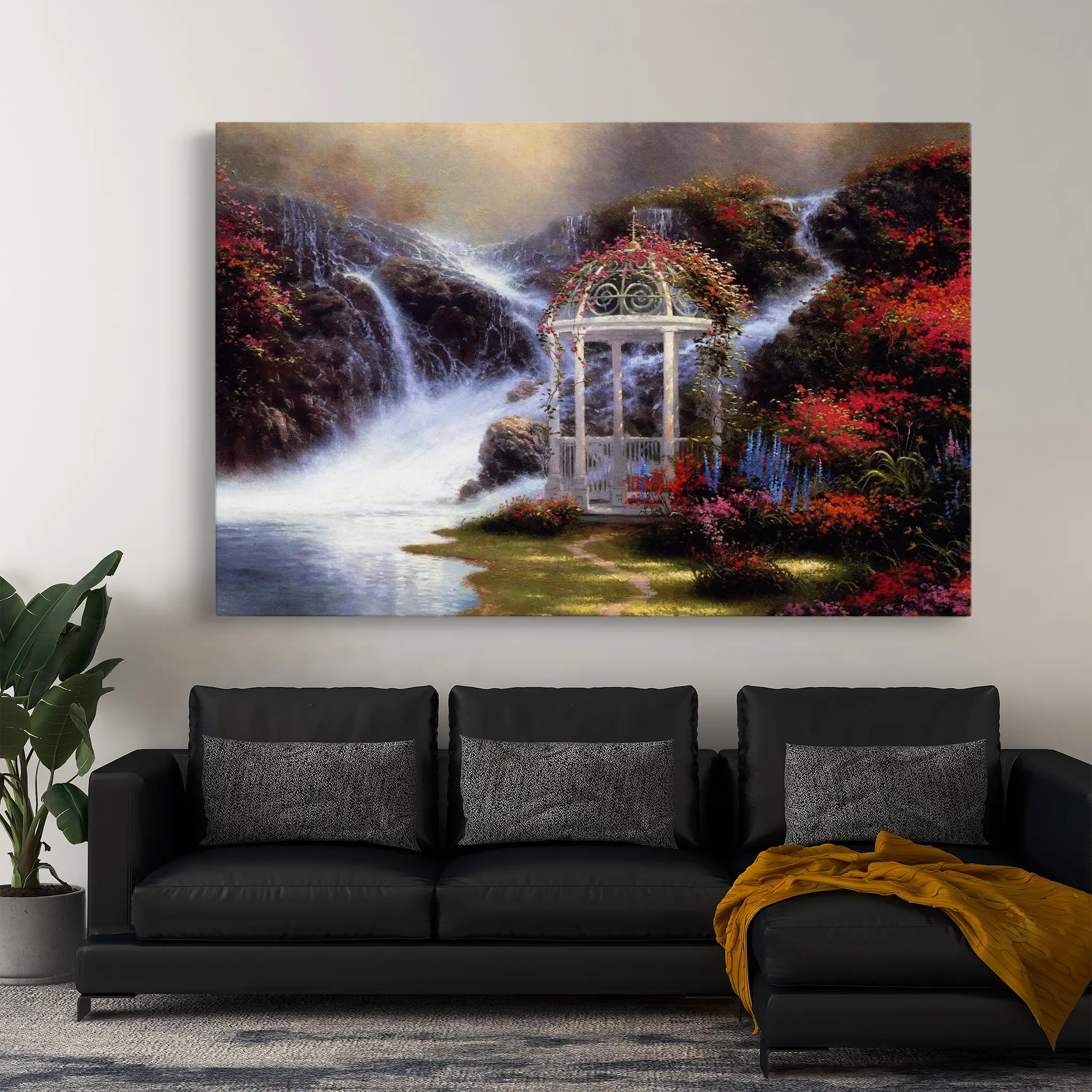 Landscape Canvas Wall Art WAD083-L 90 x 60 cm / Stretched on hidden frame