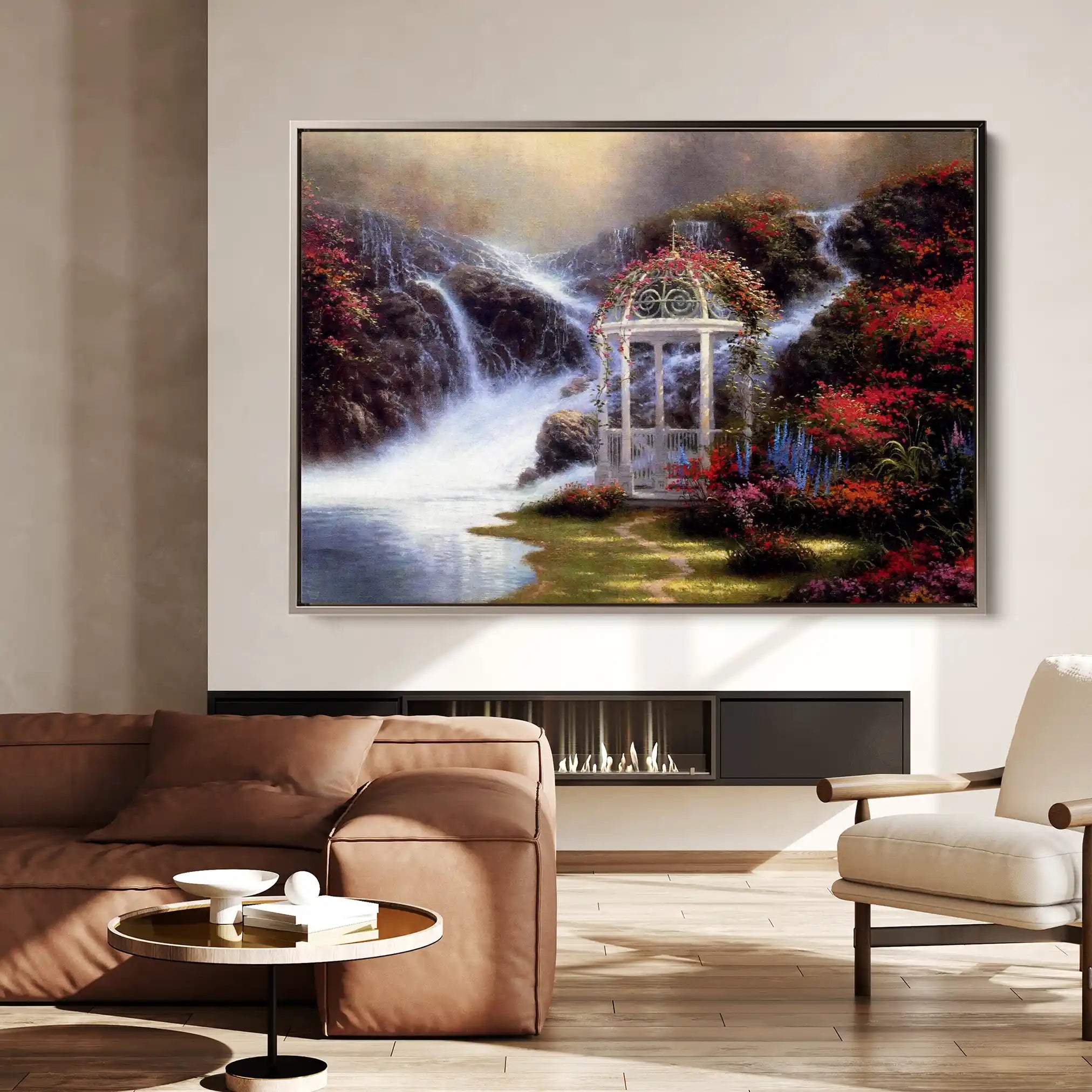 Landscape 083 Canvas Art 90 x 60 cm / Stretched on hidden frame
