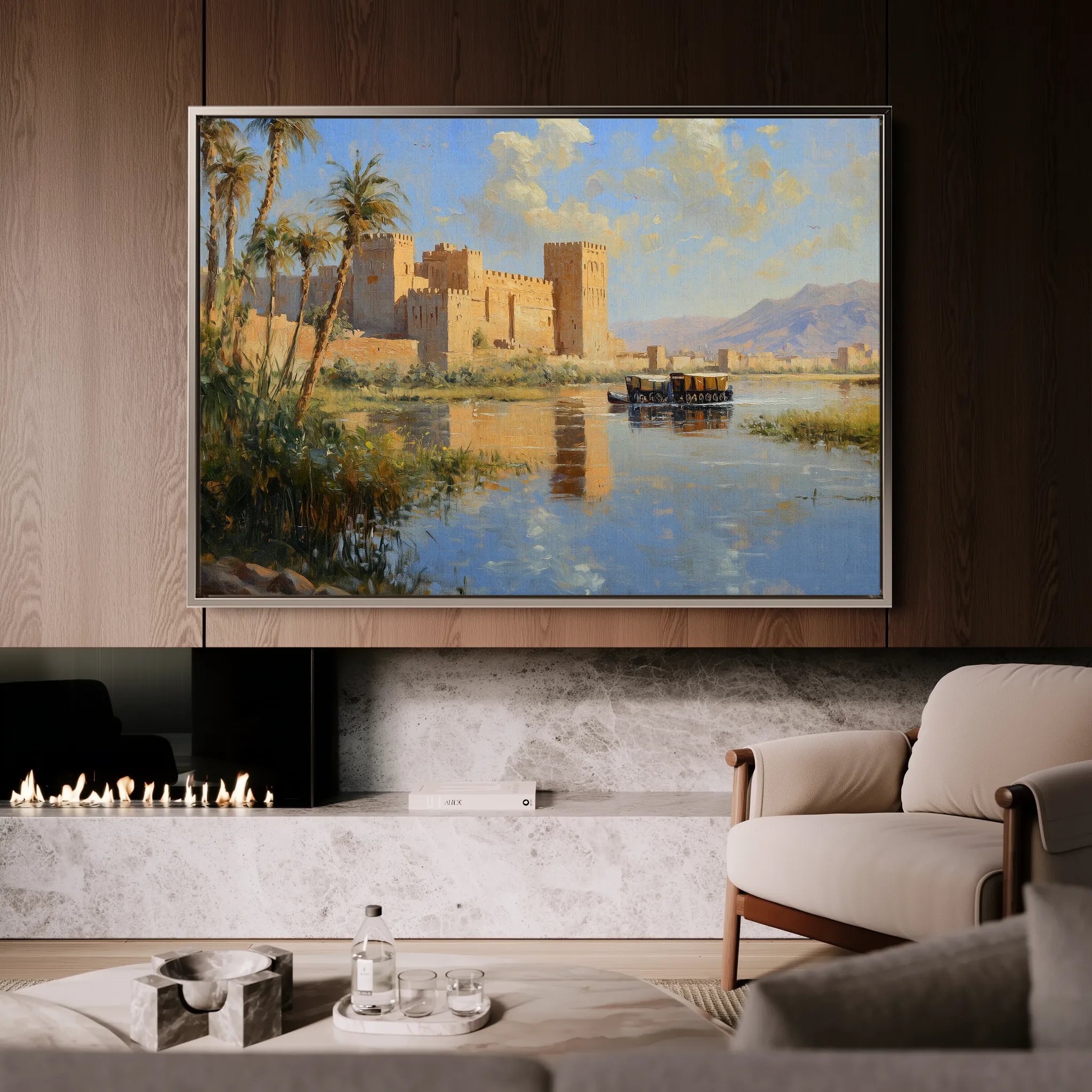 Orientalist Canvas Wall Art WAD083-OR 90 x 60 cm / Stretched on hidden frame