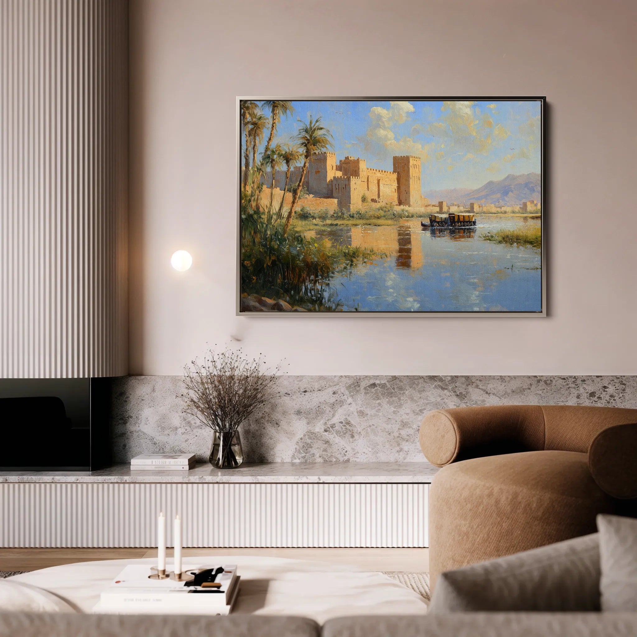 Orientalist Canvas Wall Art WAD083-OR 90 x 60 cm / Stretched on hidden frame