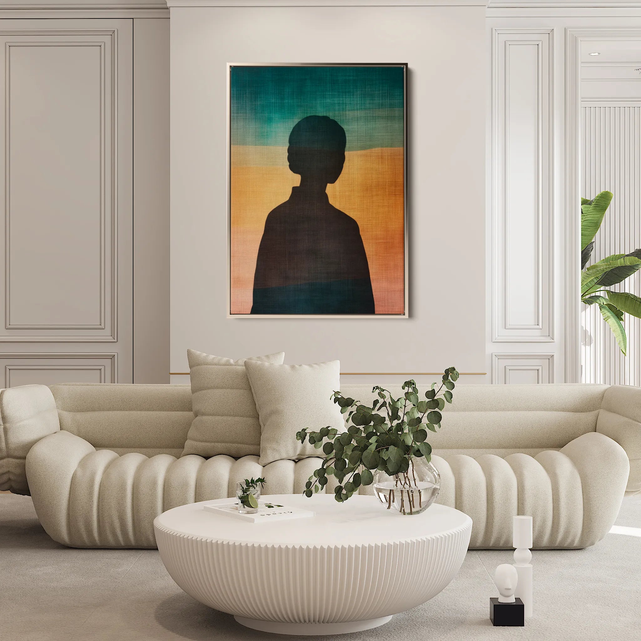 Portrait Canvas Wall Art WAD083-P 90 x 60 cm / Stretched on hidden frame