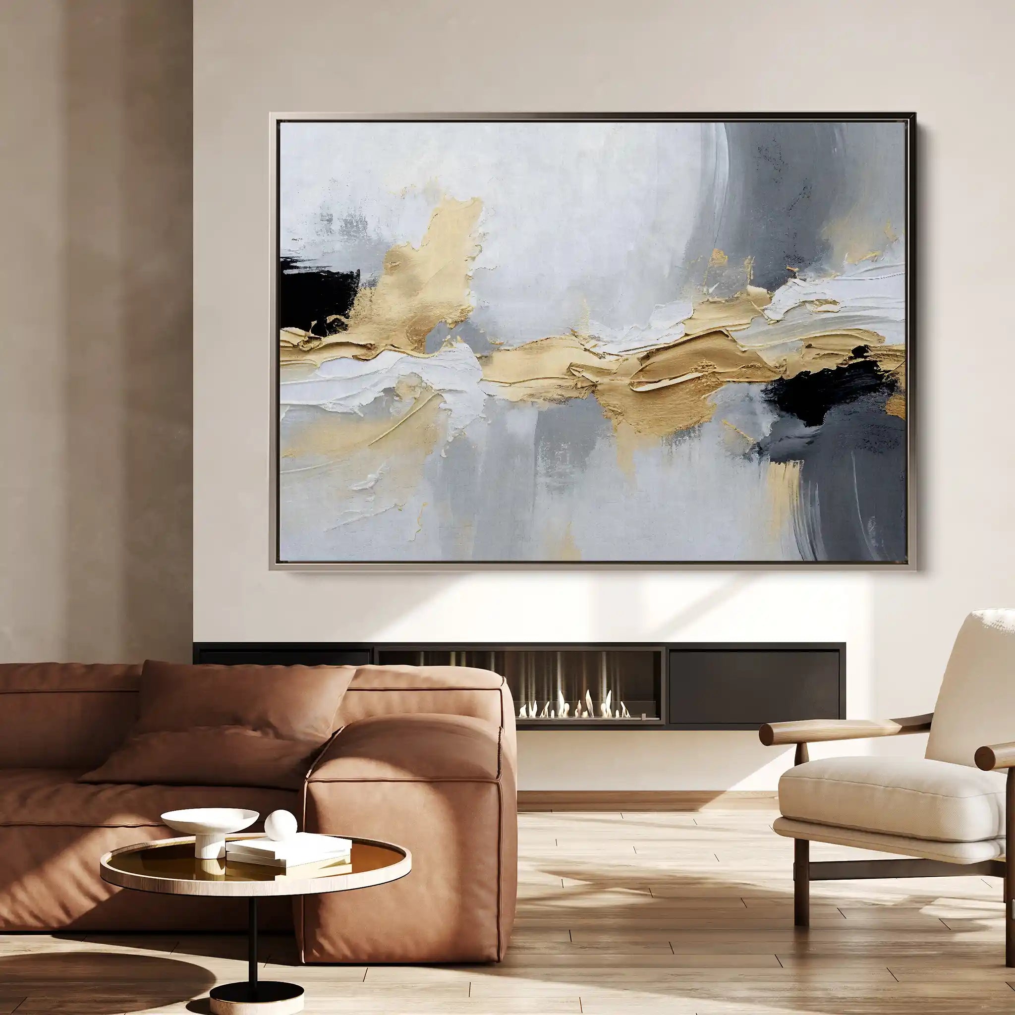 Abstract 084 Canvas Art 60 x 40 cm / Stretched on hidden frame