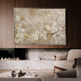 Floral Canvas Wall Art WAD084-F 90 x 60 cm / Stretched on hidden frame
