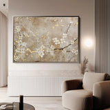 Floral Canvas Wall Art WAD084-F 90 x 60 cm / Stretched on hidden frame