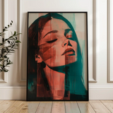 Portrait 084 Canvas Art 90 x 60 cm / Stretched on hidden frame