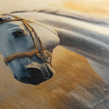 Horses 085 Canvas Art 90 x 60 cm / Stretched on hidden frame