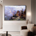 Landscape 085 Canvas Art 90 x 60 cm / Stretched on hidden frame