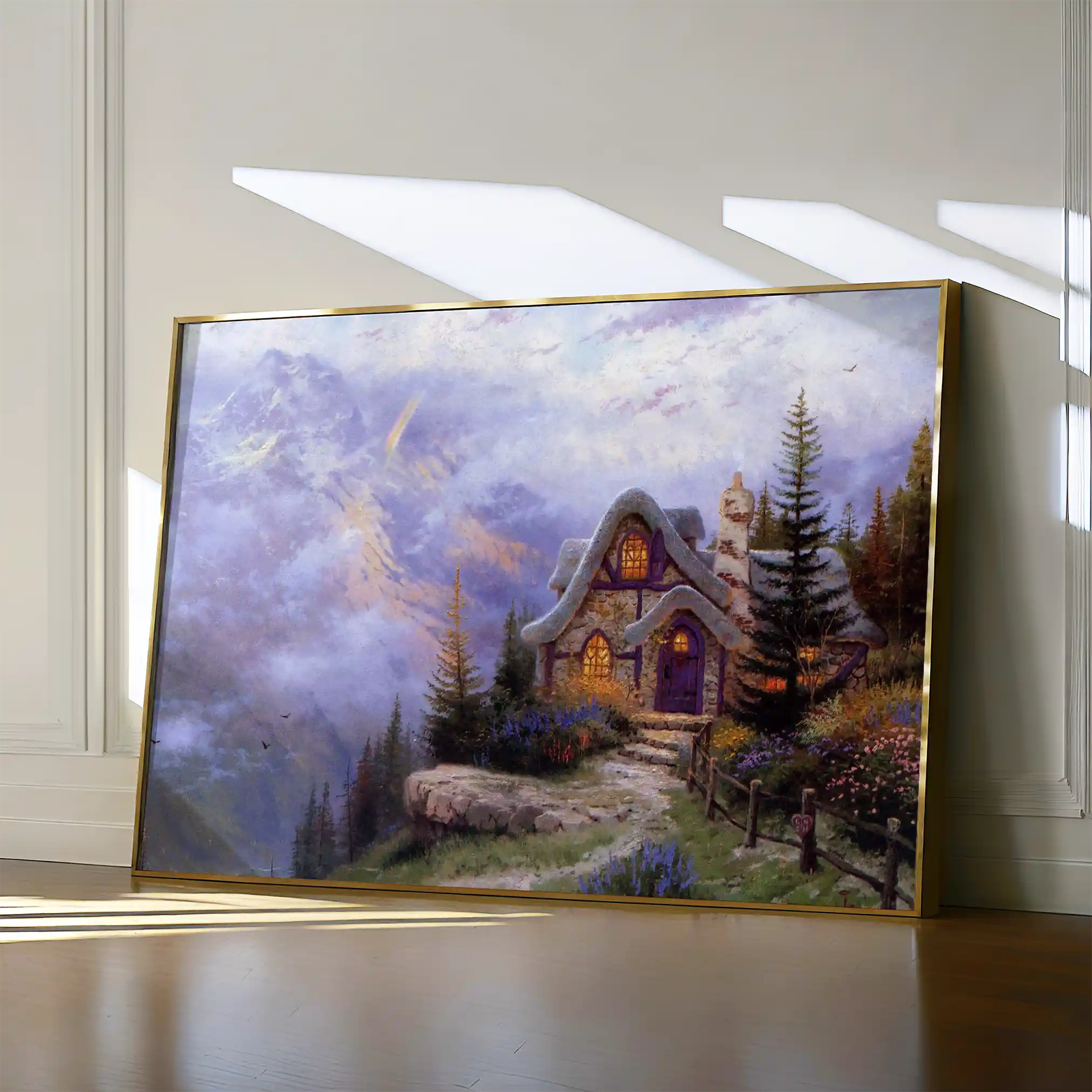 Landscape 085 Canvas Art 90 x 60 cm / Stretched on hidden frame