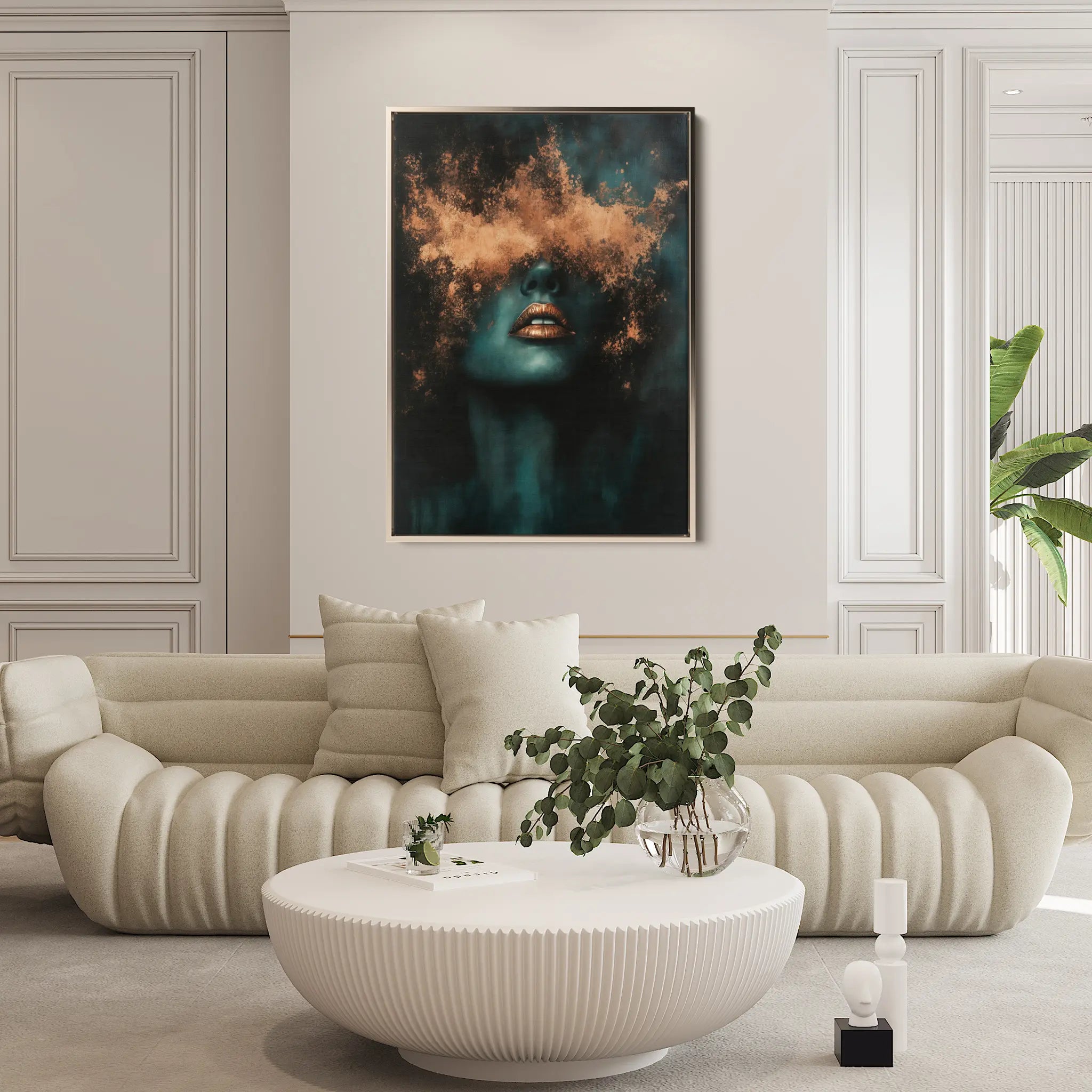 Portrait Canvas Wall Art WAD085-P 90 x 60 cm / Stretched on hidden frame