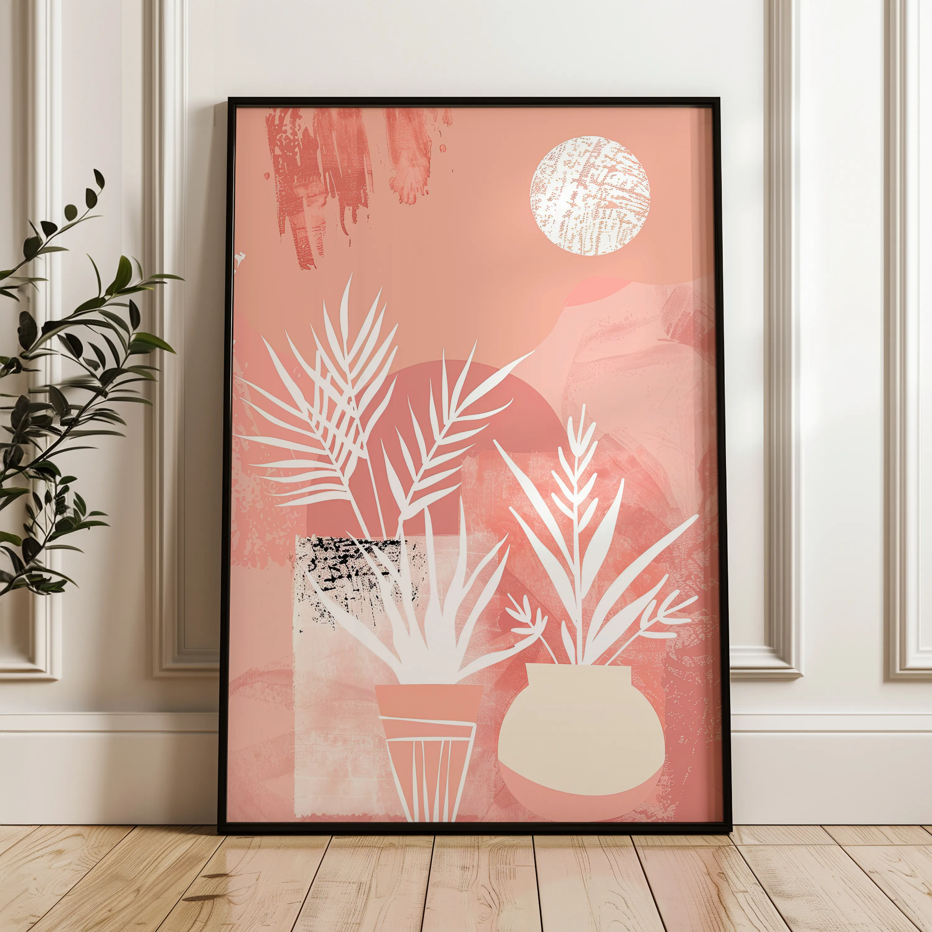 Boho Canvas Wall Art WAD086-BH 90 x 60 cm / Stretched on hidden frame