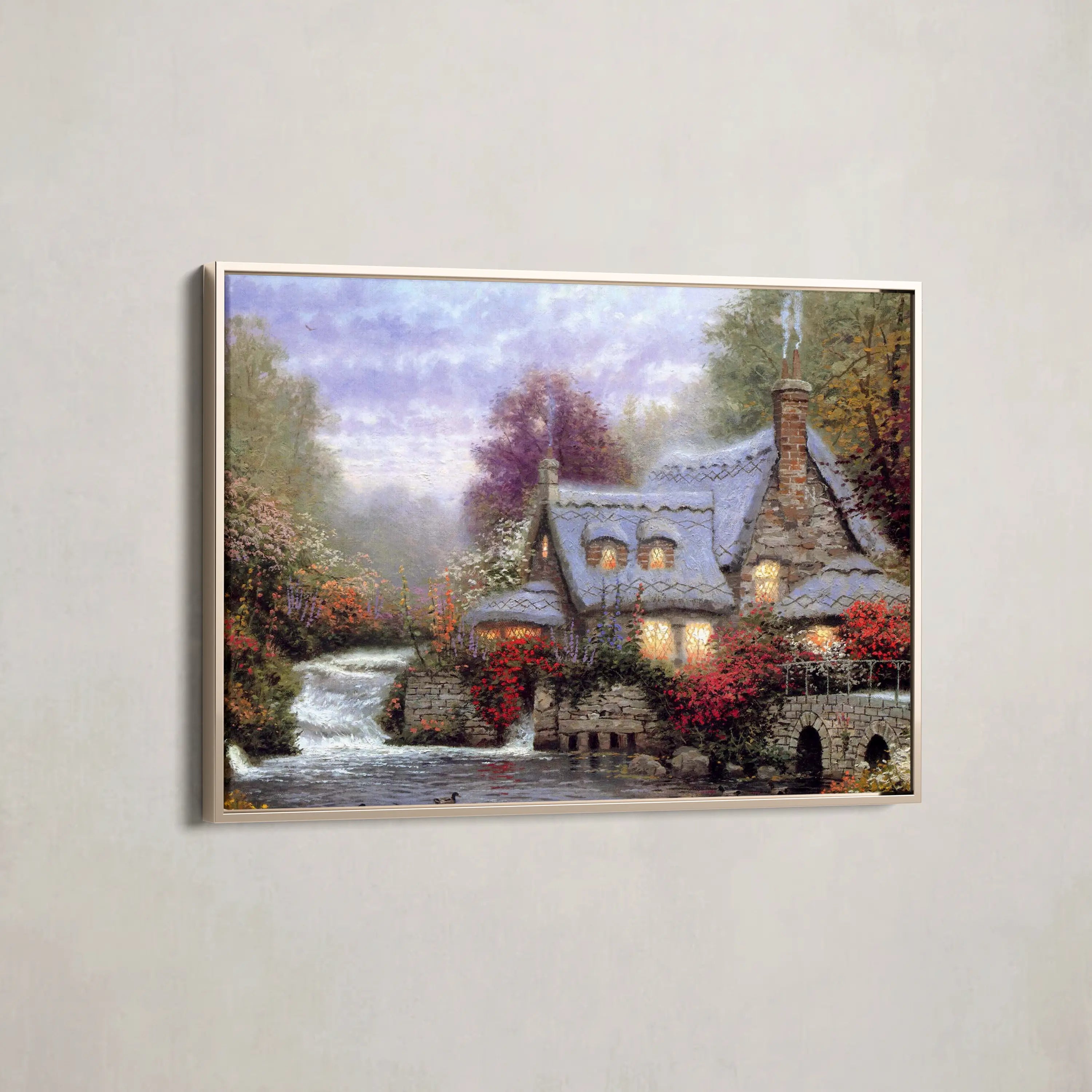 Landscape Canvas Wall Art WAD086-L 90 x 60 cm / Stretched on hidden frame