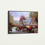 Landscape 086 Canvas Art 90 x 60 cm / Stretched on hidden frame