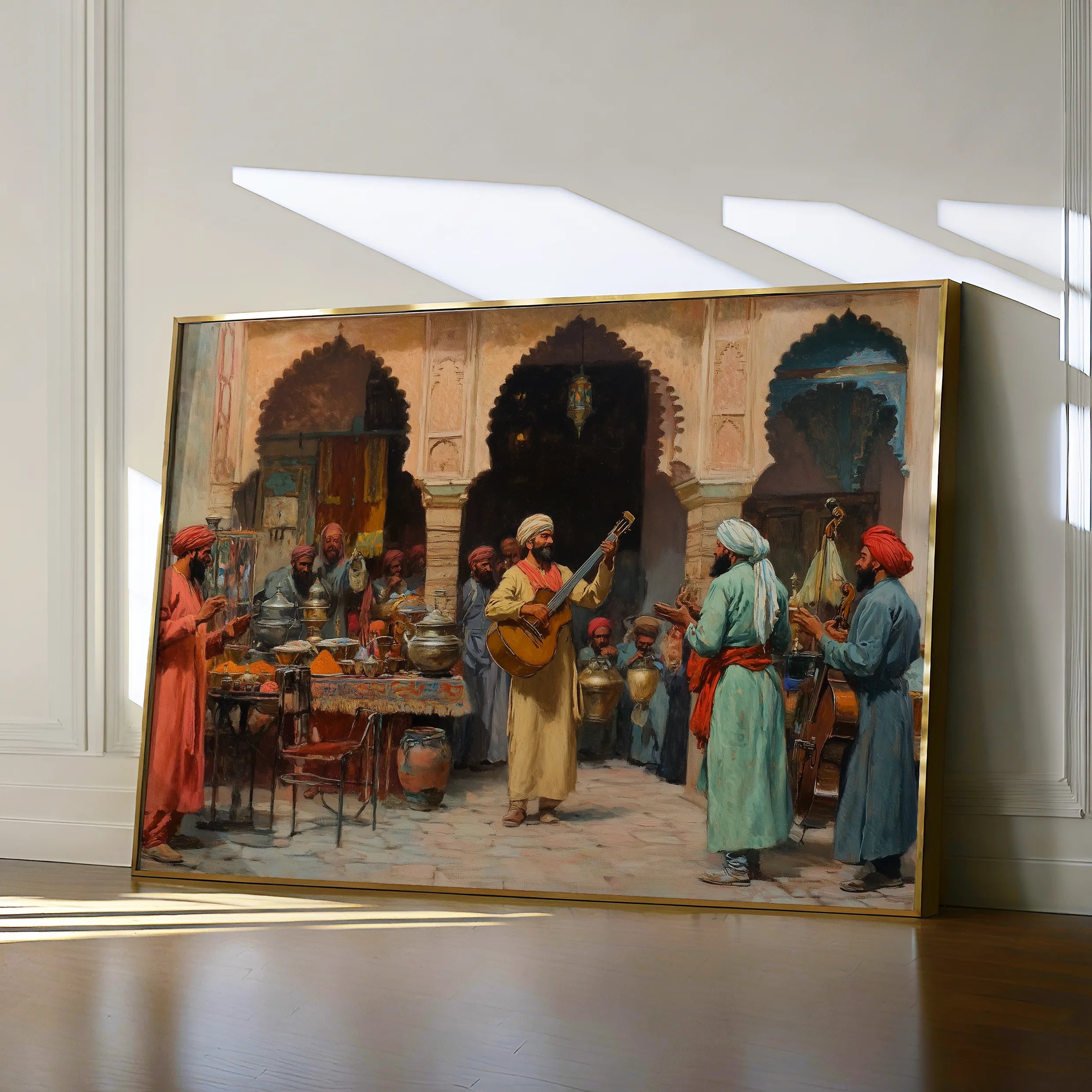 Orientalist Canvas Wall Art WAD086-OR 90 x 60 cm / Stretched on hidden frame