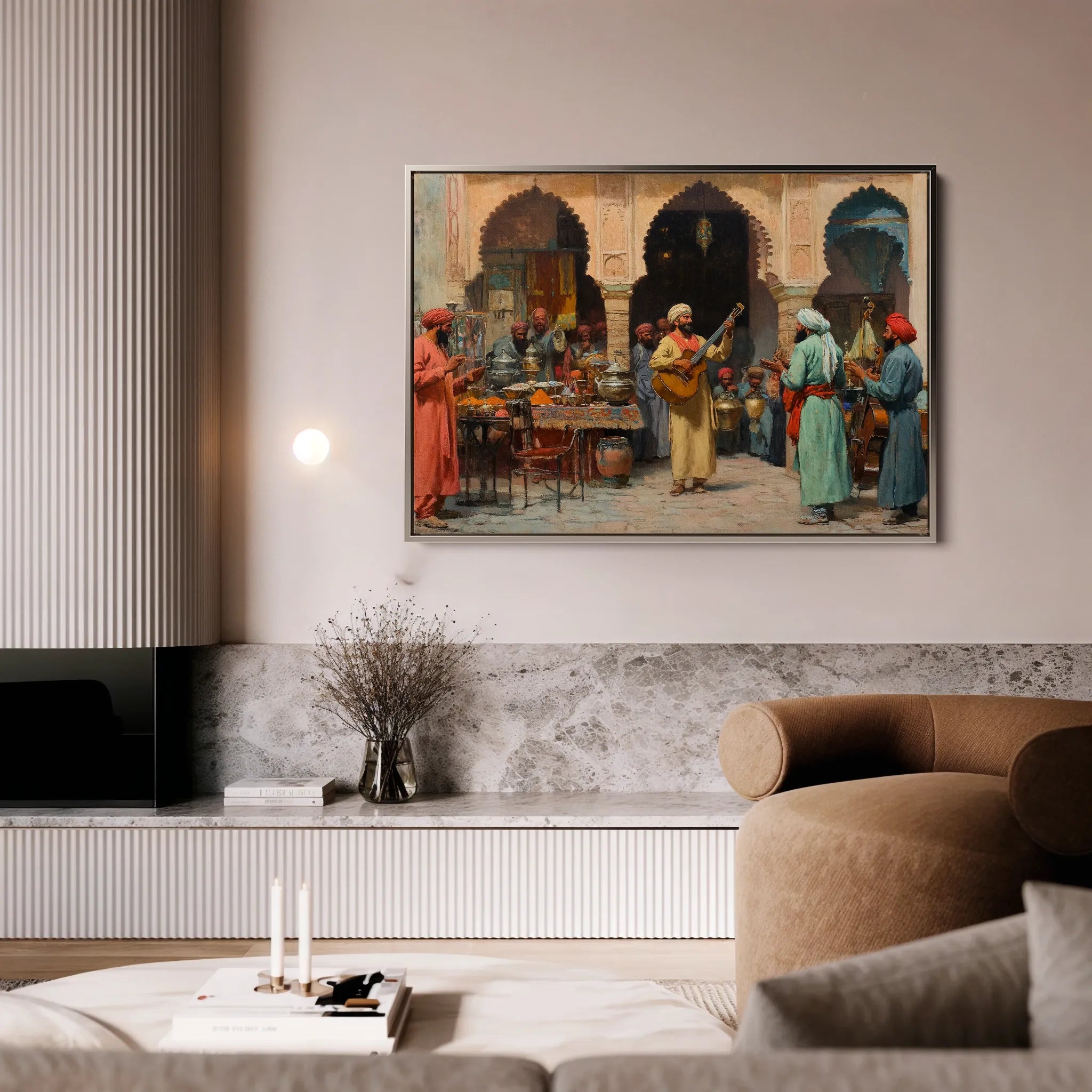 Orientalist Canvas Wall Art WAD086-OR 90 x 60 cm / Stretched on hidden frame