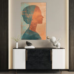 Portrait 086 Canvas Art 90 x 60 cm / Stretched on hidden frame