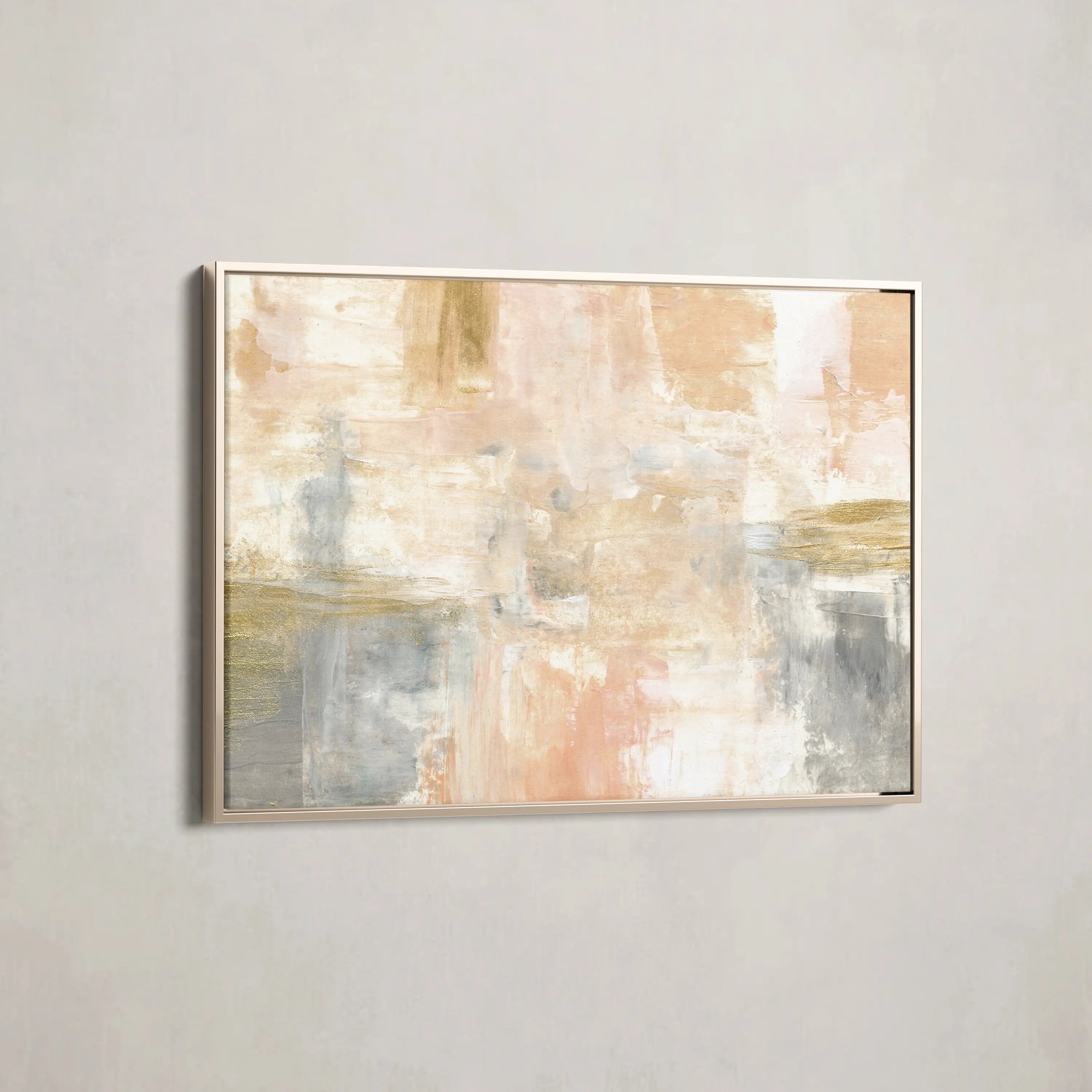 Abstract Canvas Wall Art WAD087-A 90 x 60 cm / Stretched on hidden frame