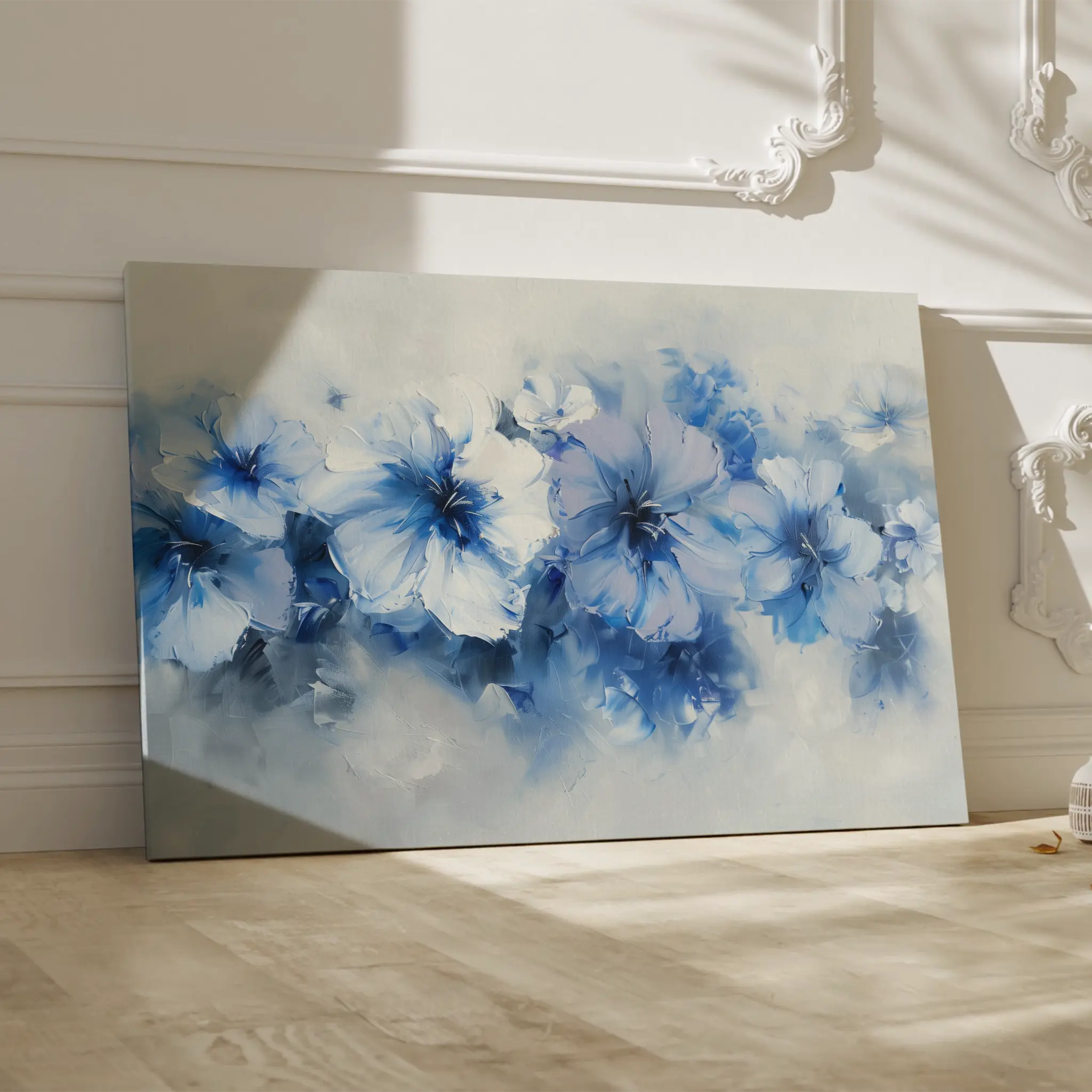 Floral Canvas Wall Art WAD087-F 90 x 60 cm / Stretched on hidden frame