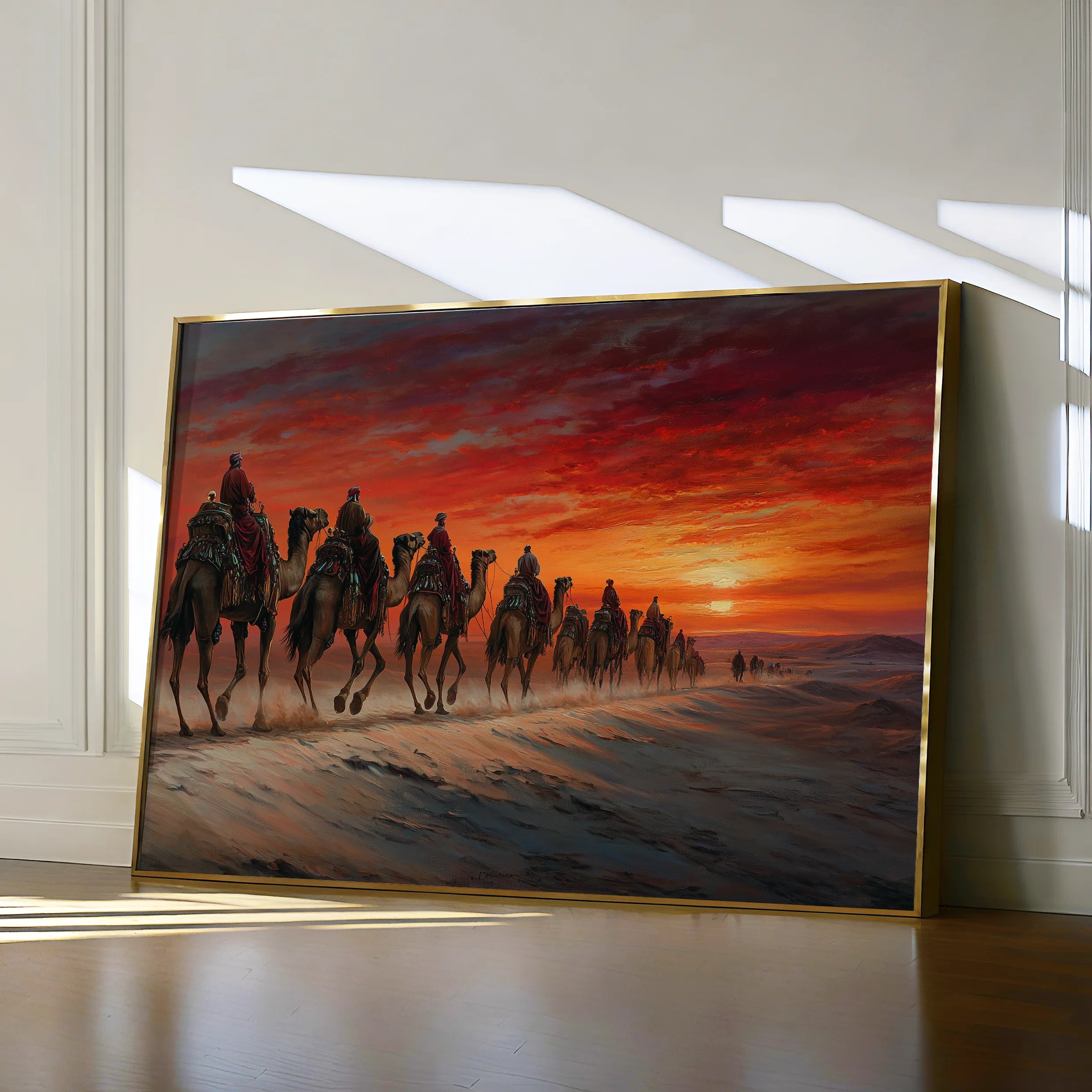 Orientalist Canvas Wall Art WAD087-OR 90 x 60 cm / Stretched on hidden frame