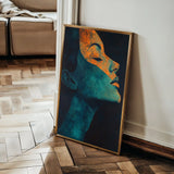Portrait 087 Canvas Art 90 x 60 cm / Stretched on hidden frame