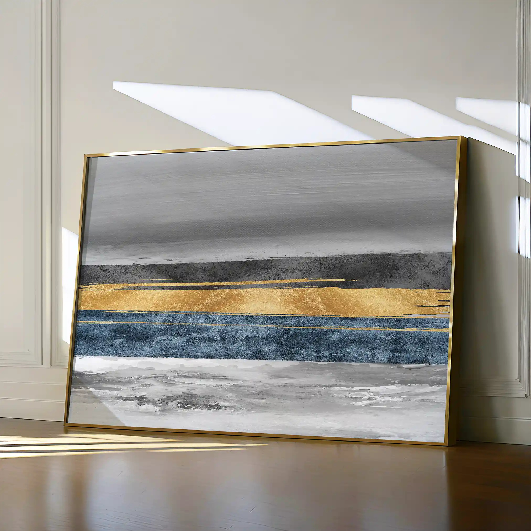 Abstract Canvas Wall Art WAD088-A 90 x 60 cm / Stretched on hidden frame