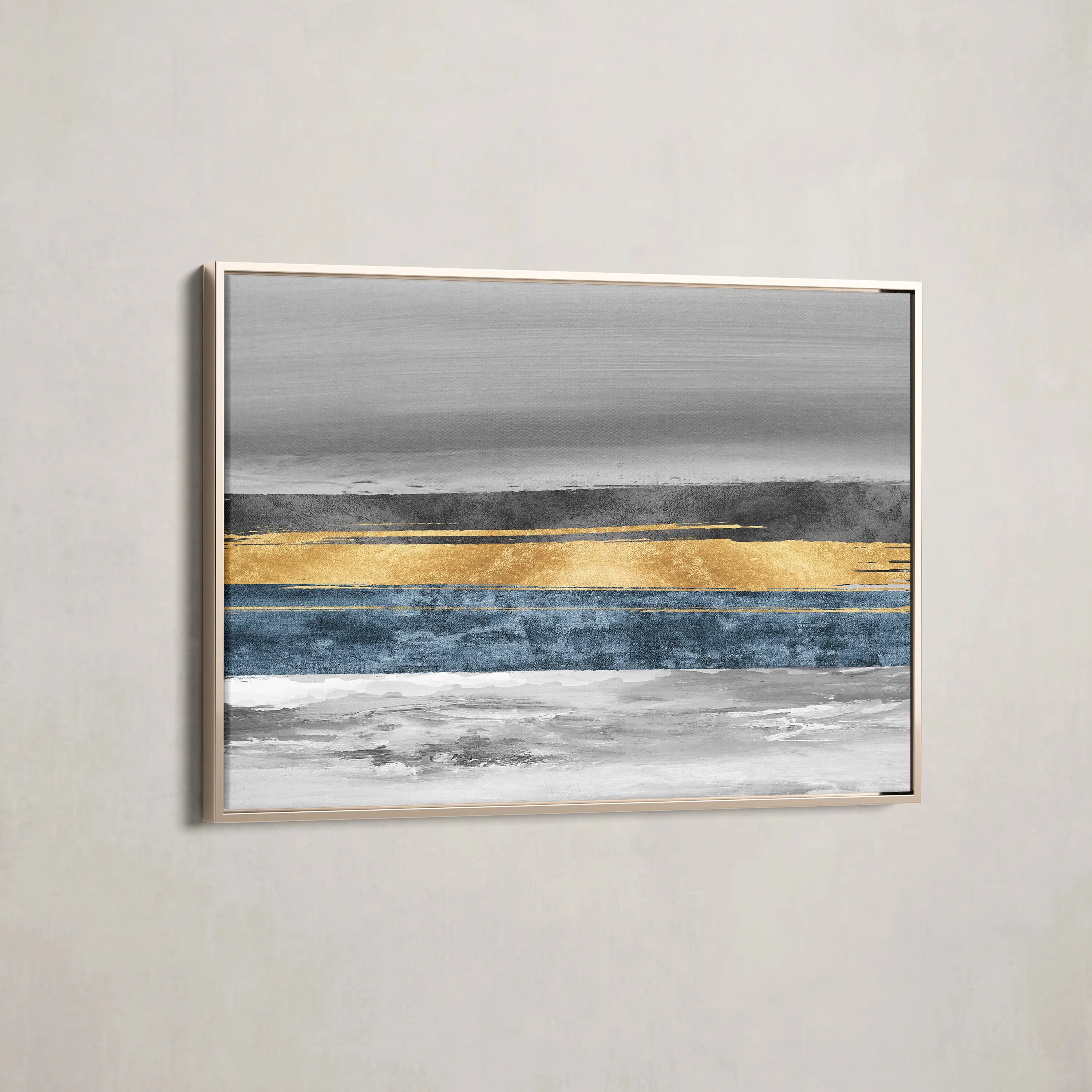 Abstract Canvas Wall Art WAD088-A 90 x 60 cm / Stretched on hidden frame