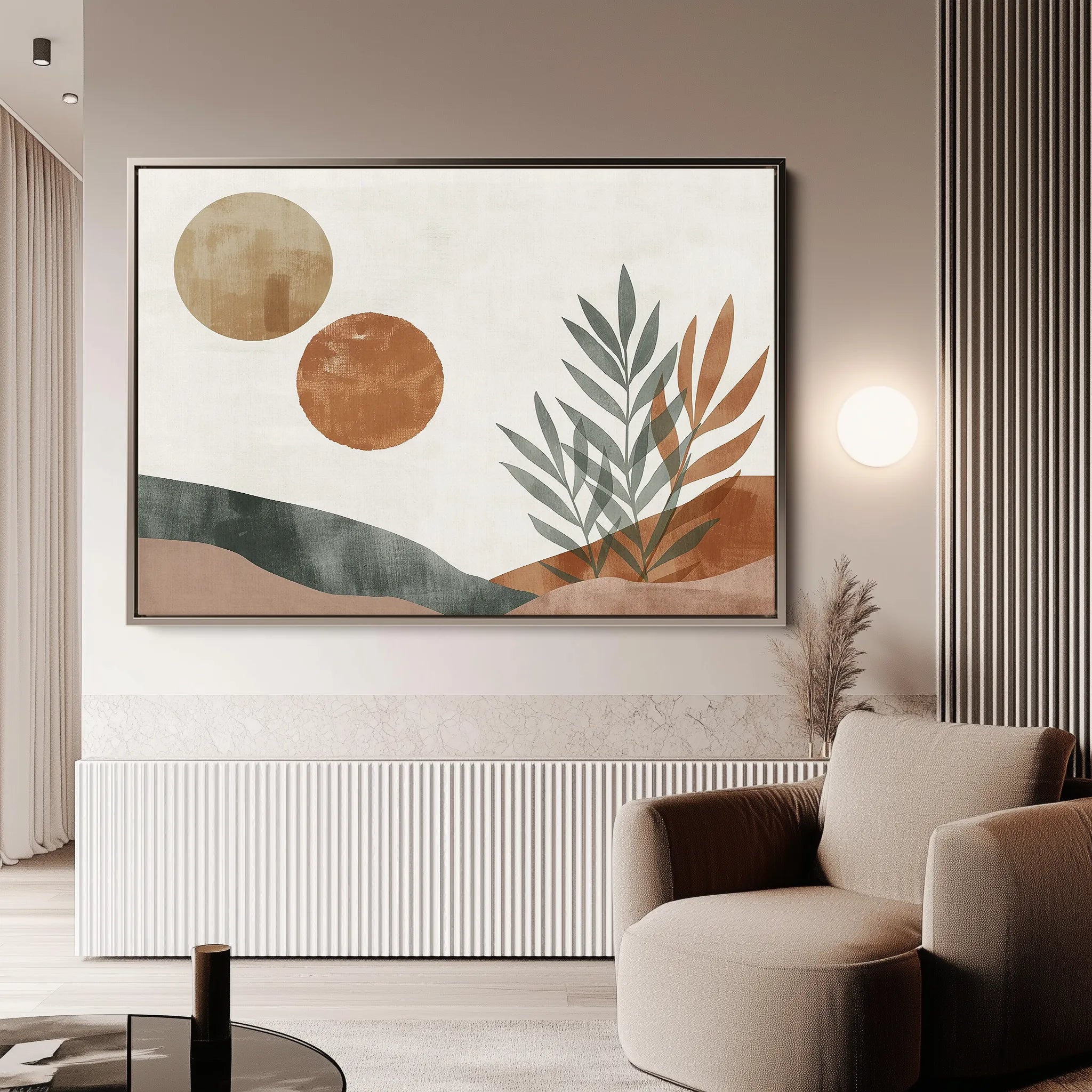Boho Canvas Wall Art WAD088-BH 90 x 60 cm / Stretched on hidden frame