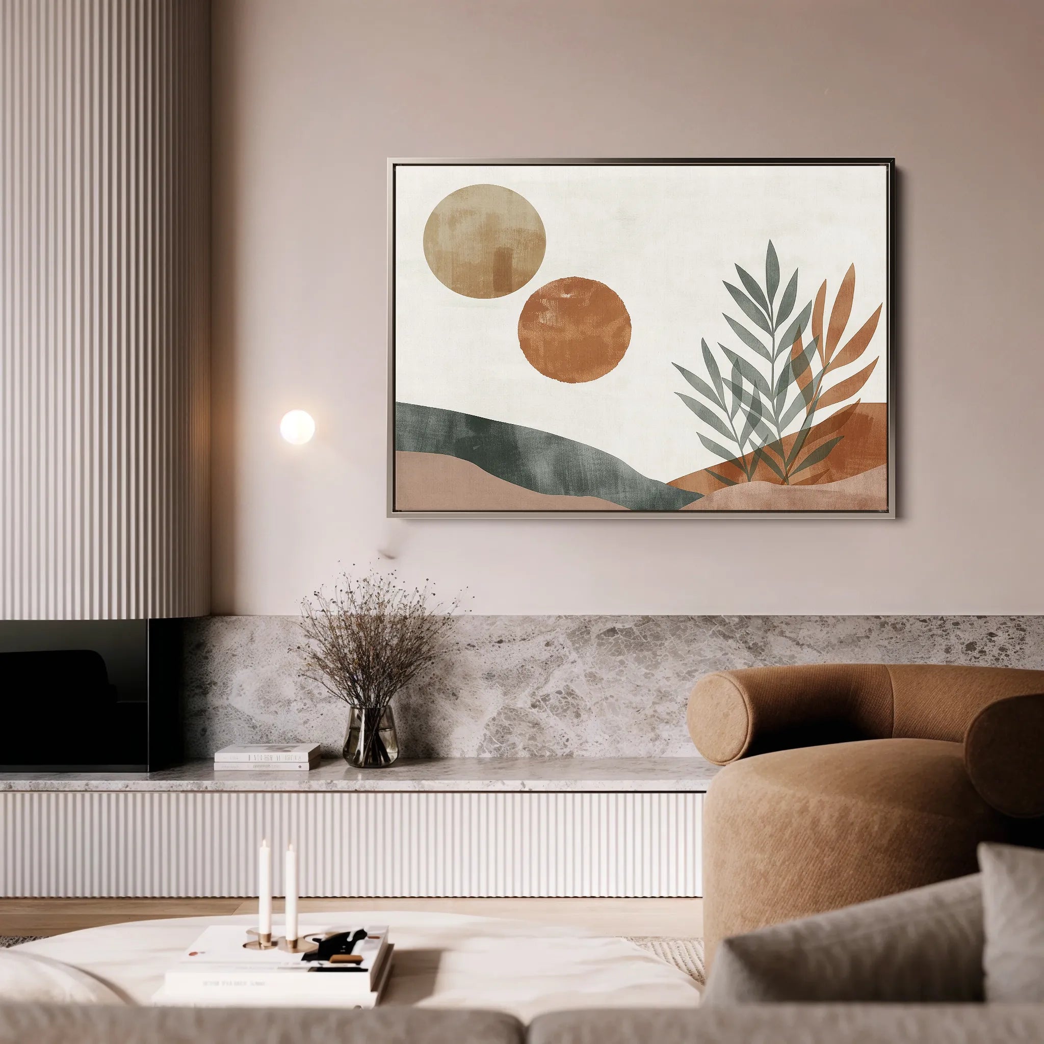 Boho Canvas Wall Art WAD088-BH 90 x 60 cm / Stretched on hidden frame