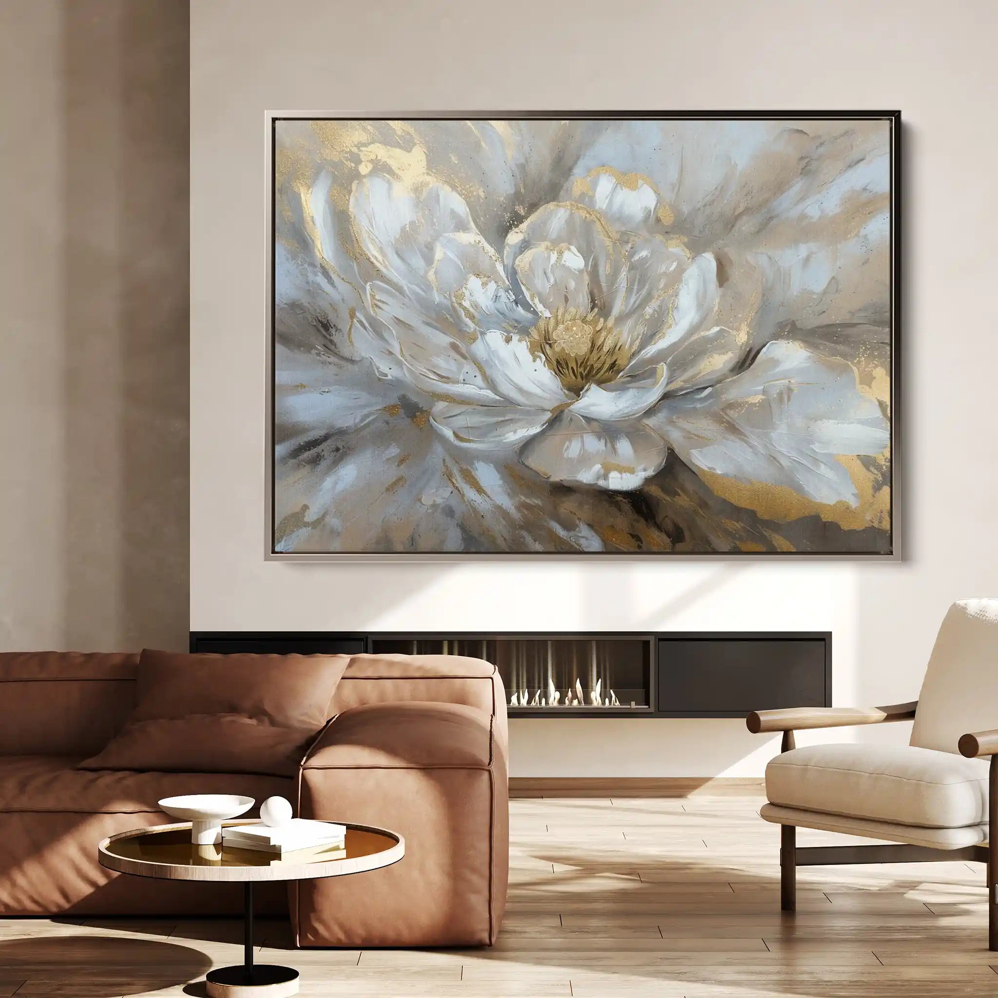 Floral Canvas Wall Art WAD088-F 90 x 60 cm / Stretched on hidden frame