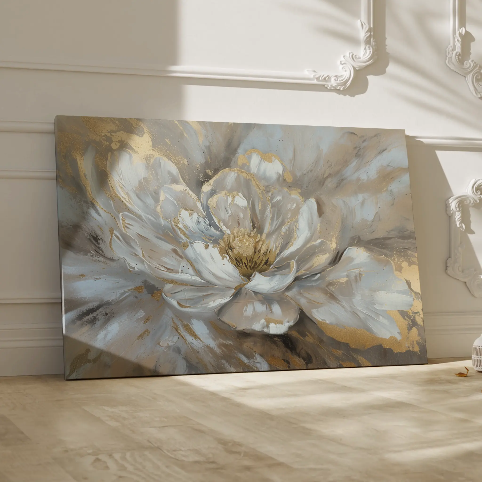 Floral Canvas Wall Art WAD088-F 90 x 60 cm / Stretched on hidden frame