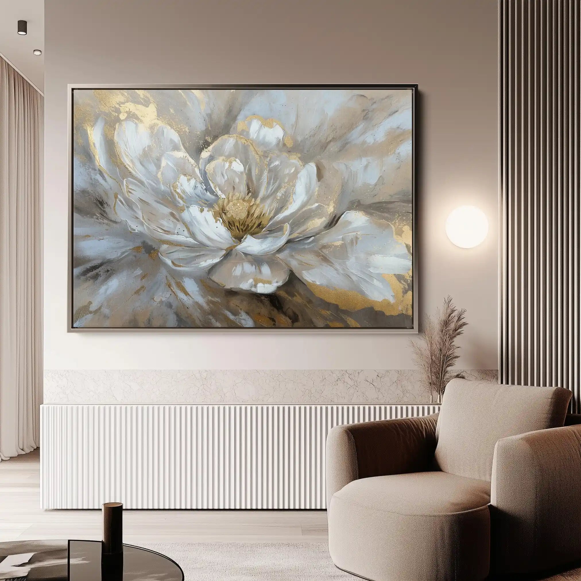 Floral Canvas Wall Art WAD088-F 90 x 60 cm / Stretched on hidden frame