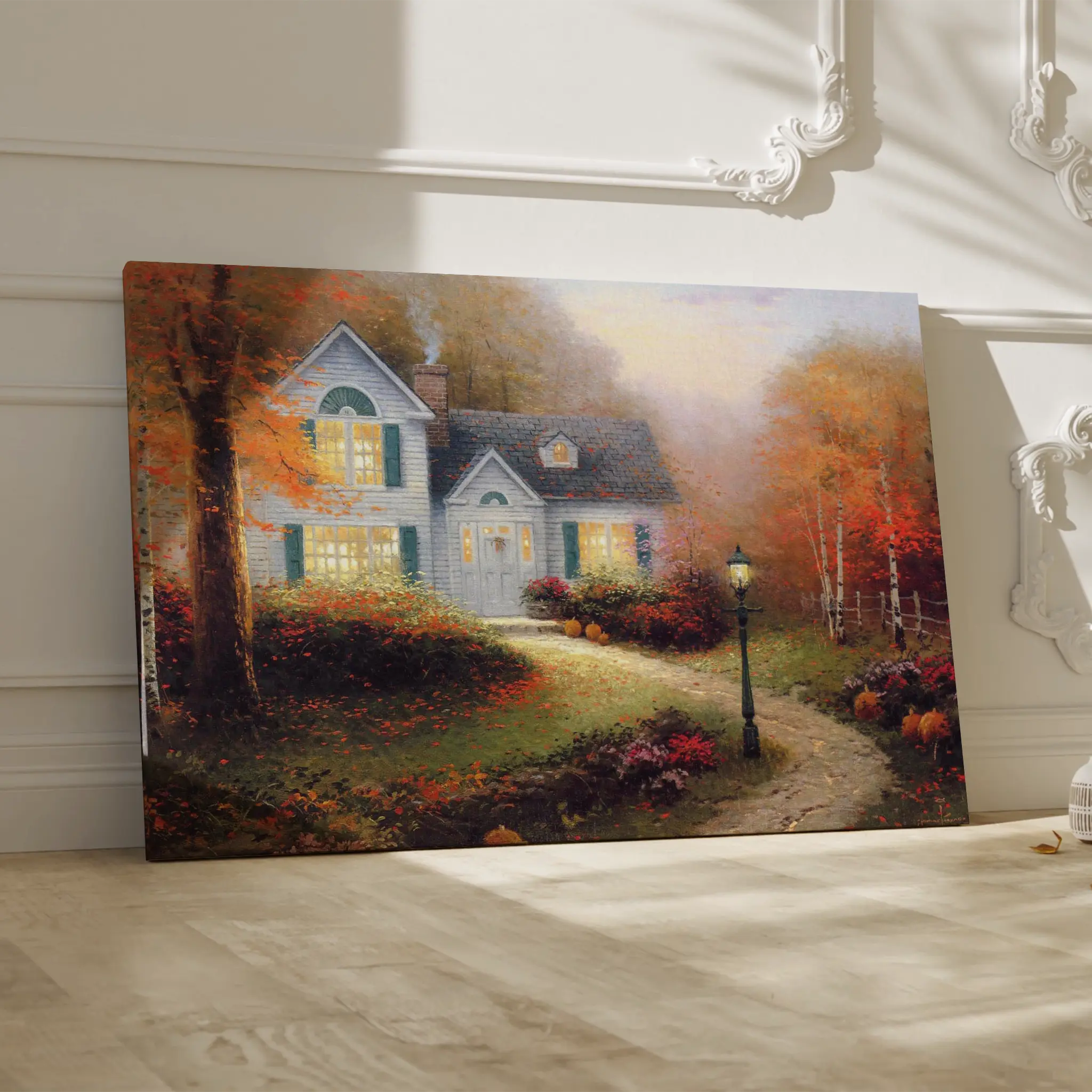 Landscape Canvas Wall Art WAD088-L 90 x 60 cm / Stretched on hidden frame